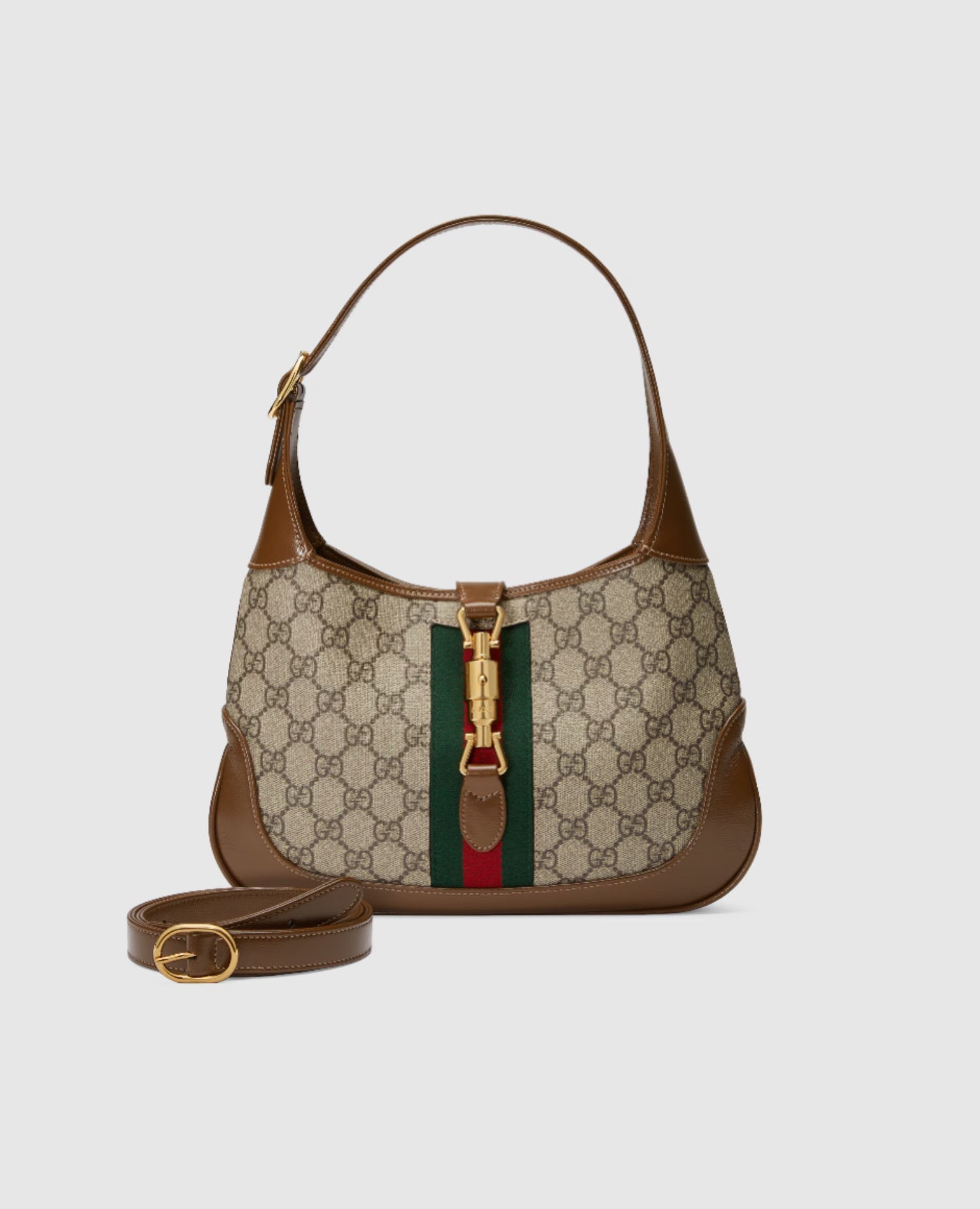 Gucci Jackie 1961 Small Shoulder Bag Beige & Ebony