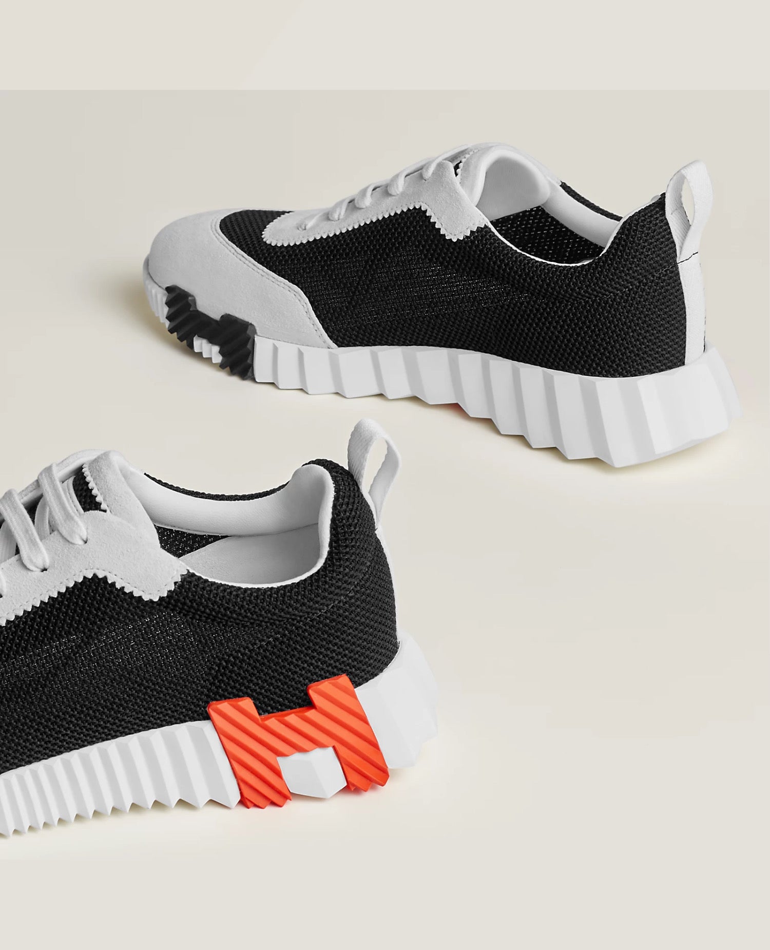Hermès Bouncing sneaker Noir / Blanc