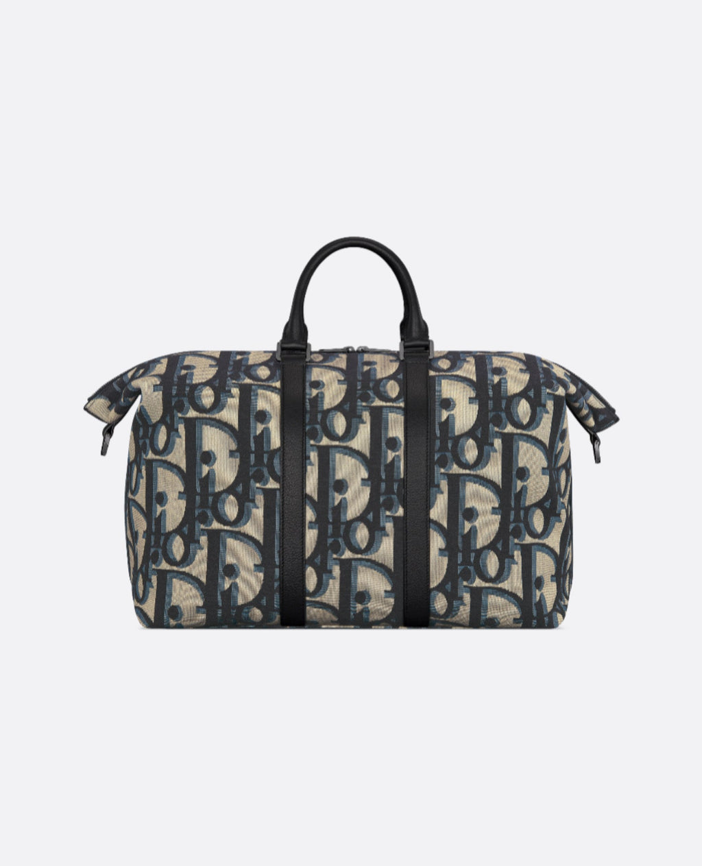 Christian Dior Weekender 40 Beige And Black Maxi Oblique