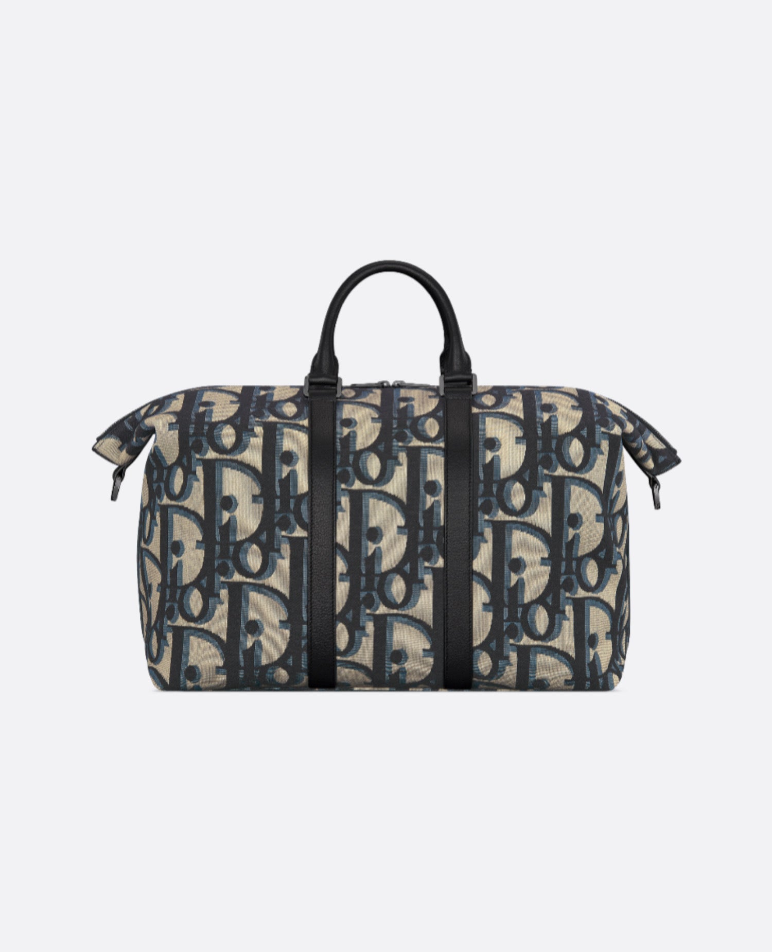 Christian Dior Weekender 40 Beige And Black Maxi Oblique