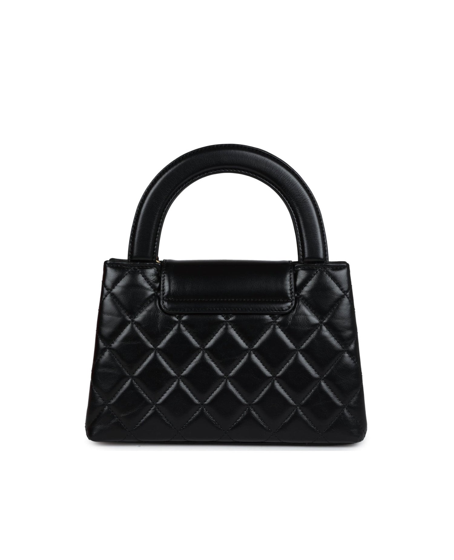 Coco Small Kelly Shopper Lambskin Black