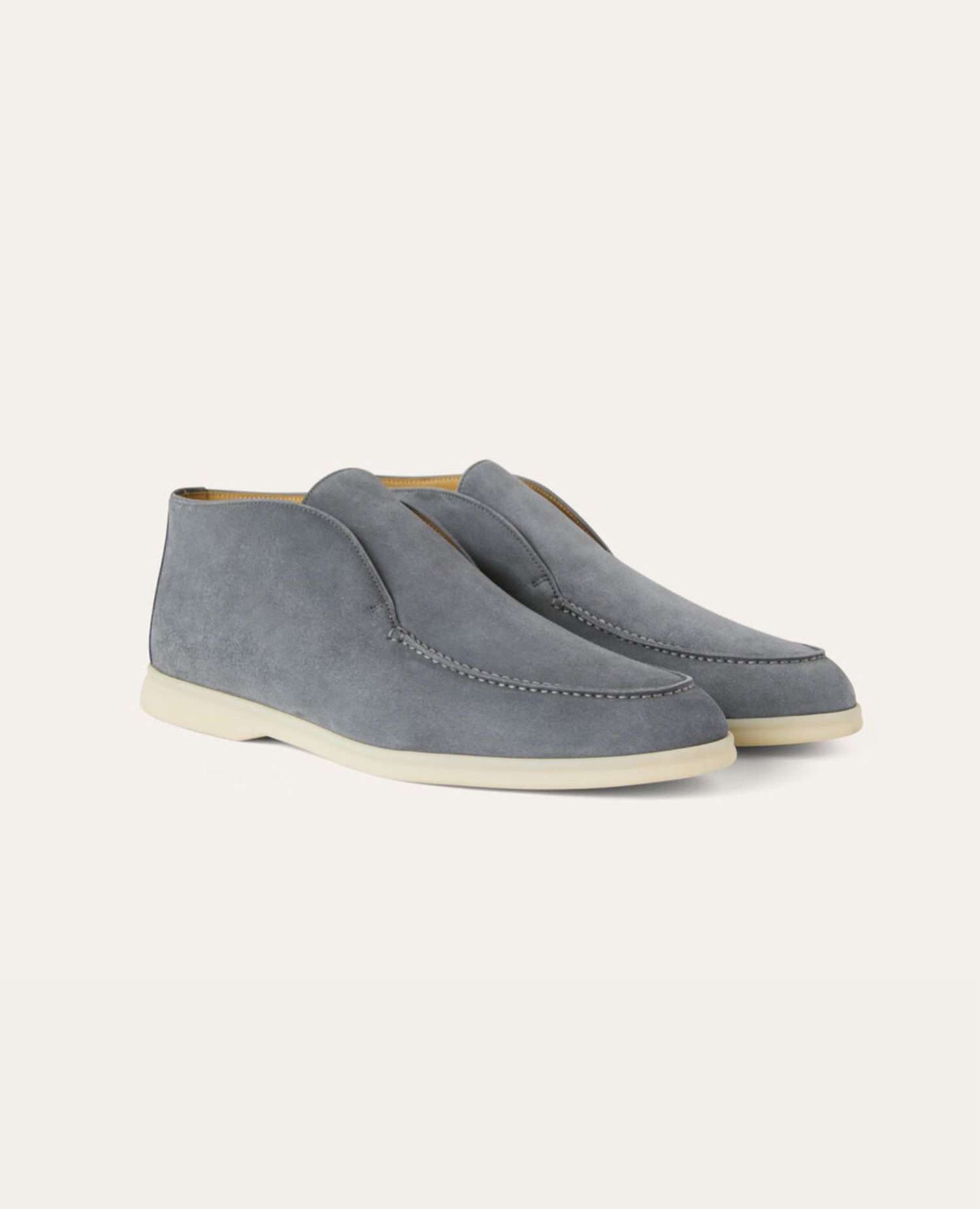 Loro Piana Open Walk Ankle Boot Ice Blue
