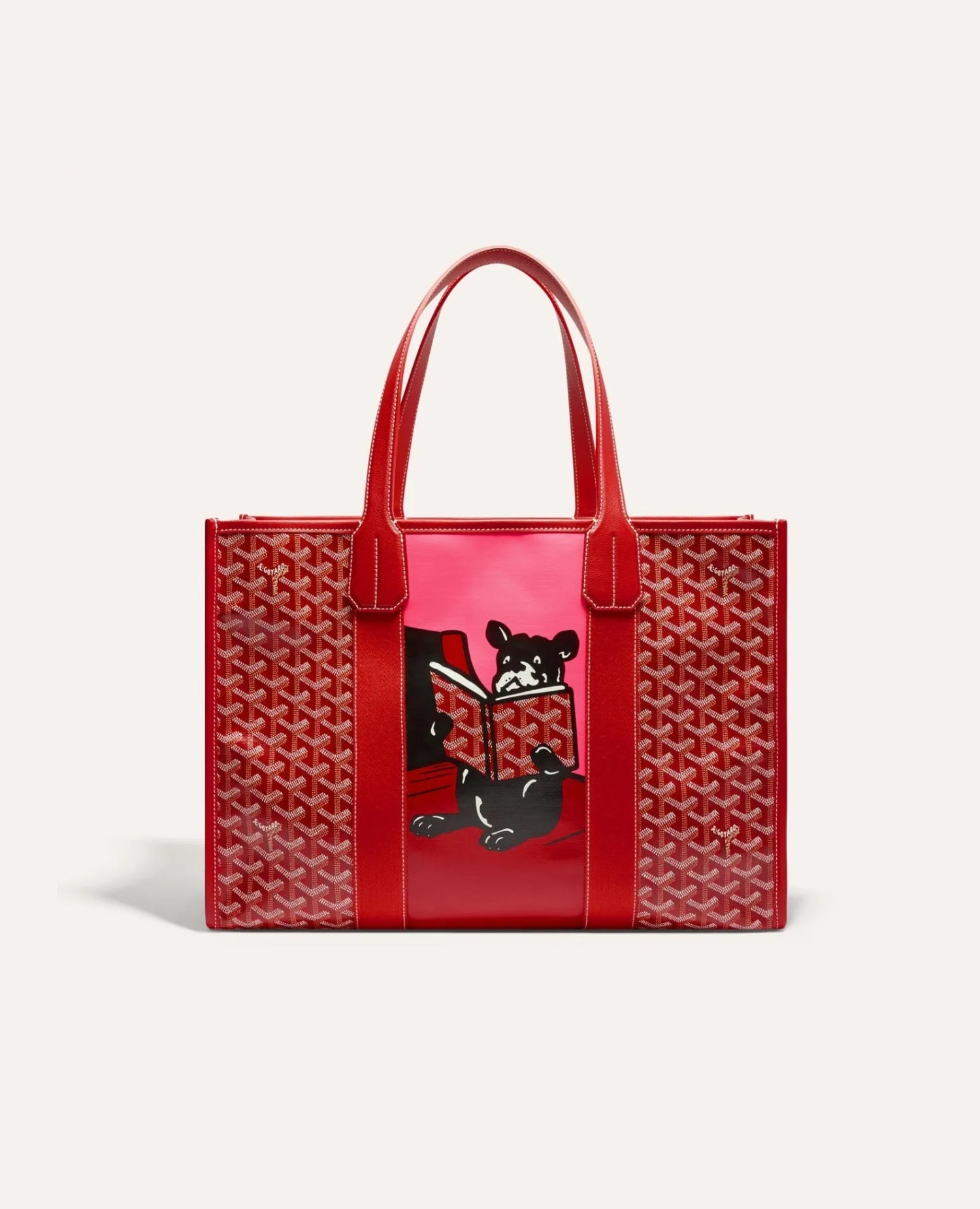 Goyard Villette Tote Bag Red