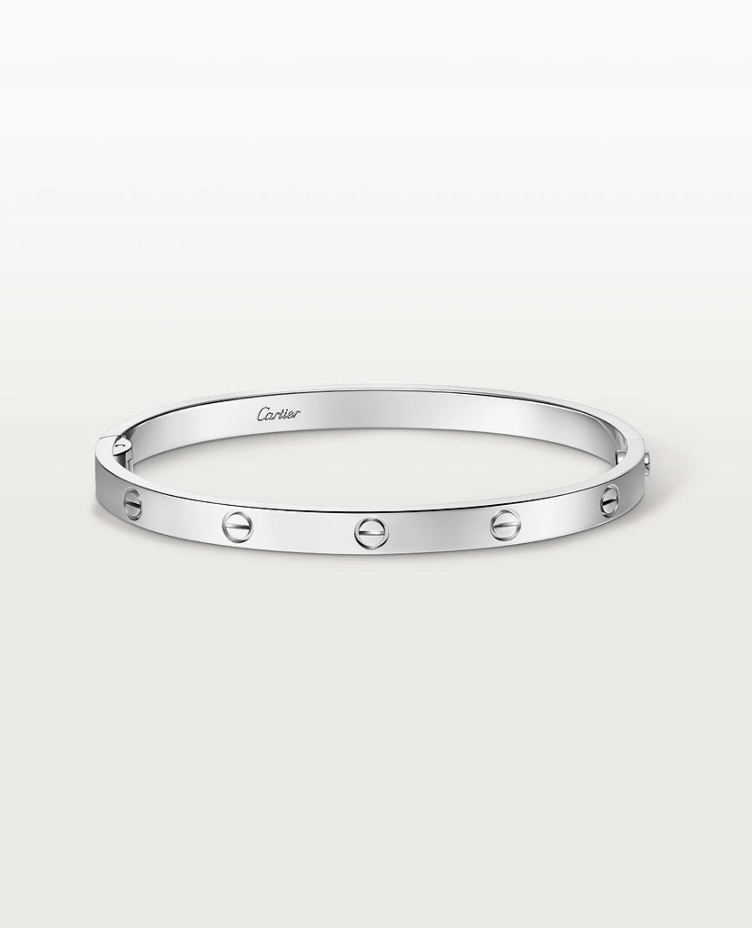 Cartier Love Bracelet, Medium Model, Silver