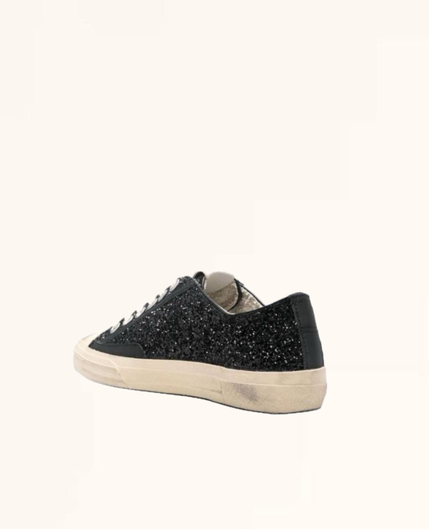 Golden Goose Women's Super-Star Sneakers Glitter Black