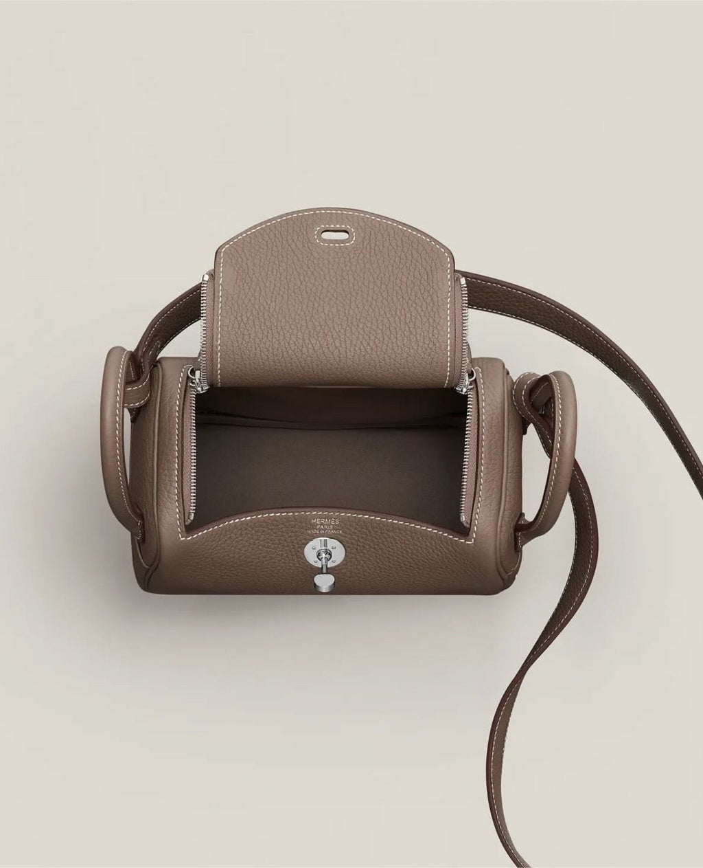Hermès Lindy Mini Bag Etoupe