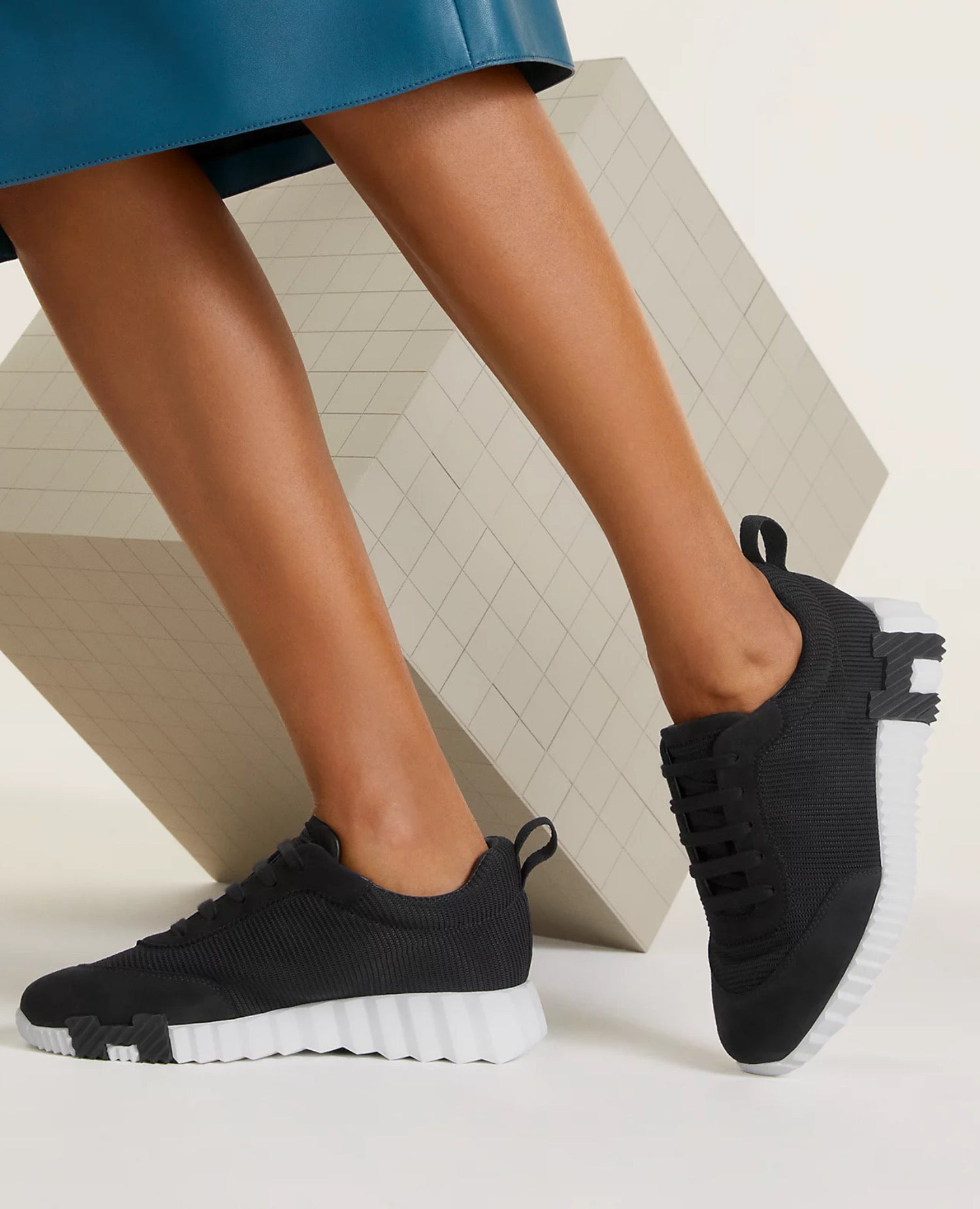 Hermès Bouncing Sneaker Technical Mesh Black