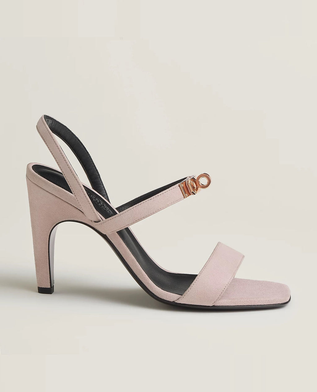 Hermès Glamour 95 Sandal Rose Porcelaine