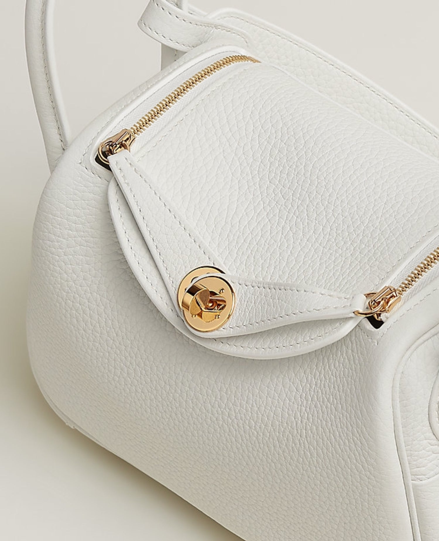 Hermès Lindy II mini bag White