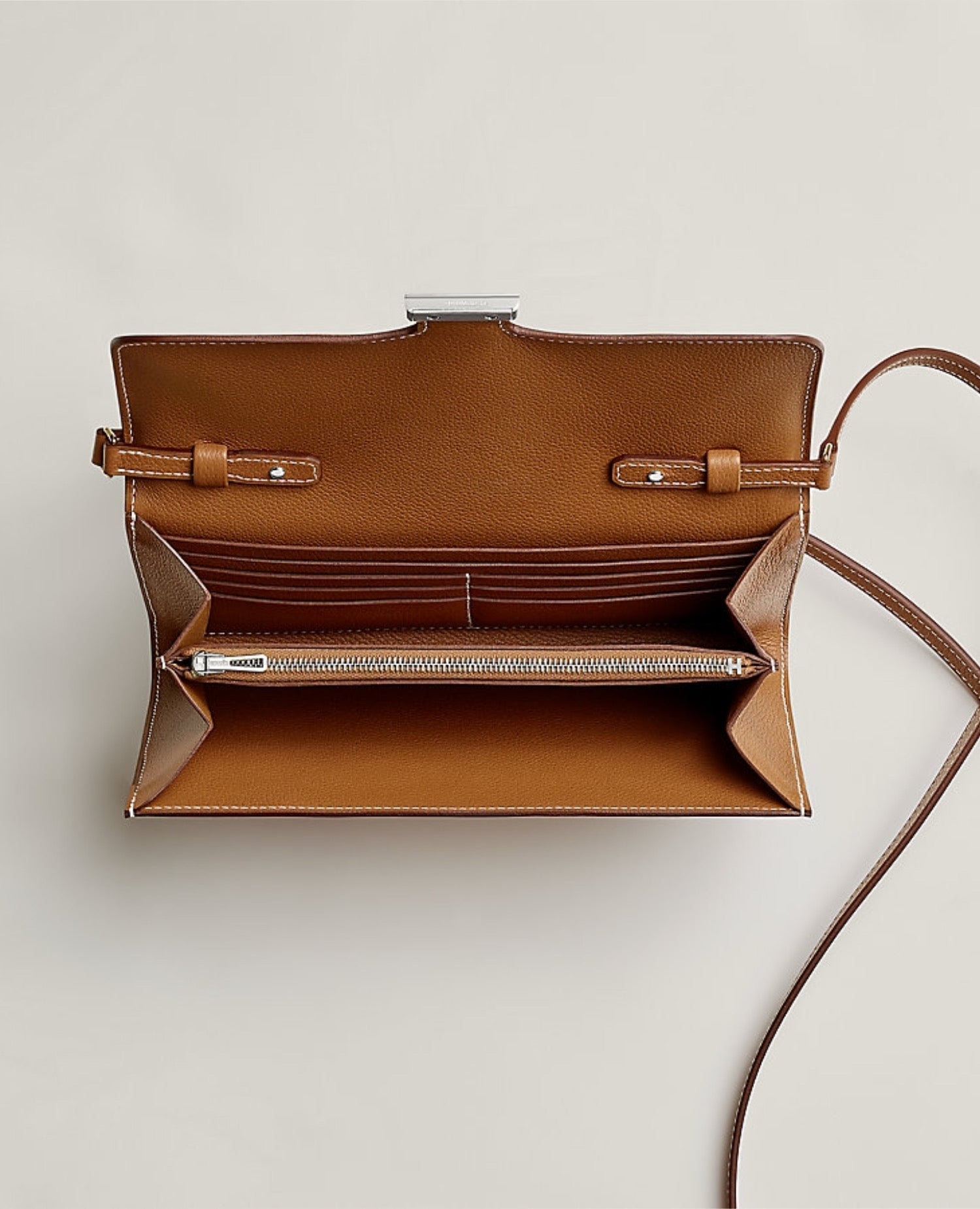 Hermès Constance To Go wallet Gold