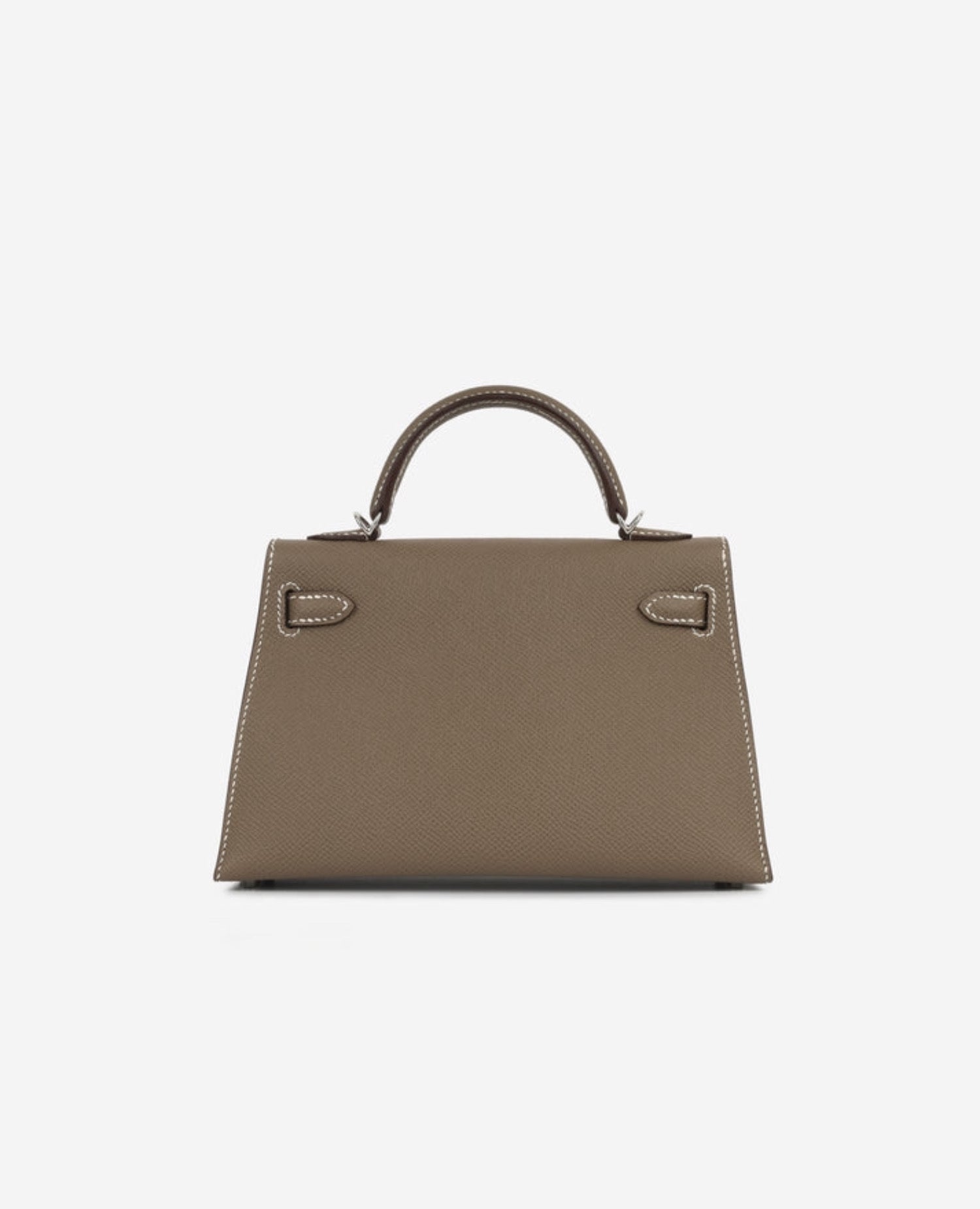 Hermès Mini Kelly Epsom Etoupe PHW