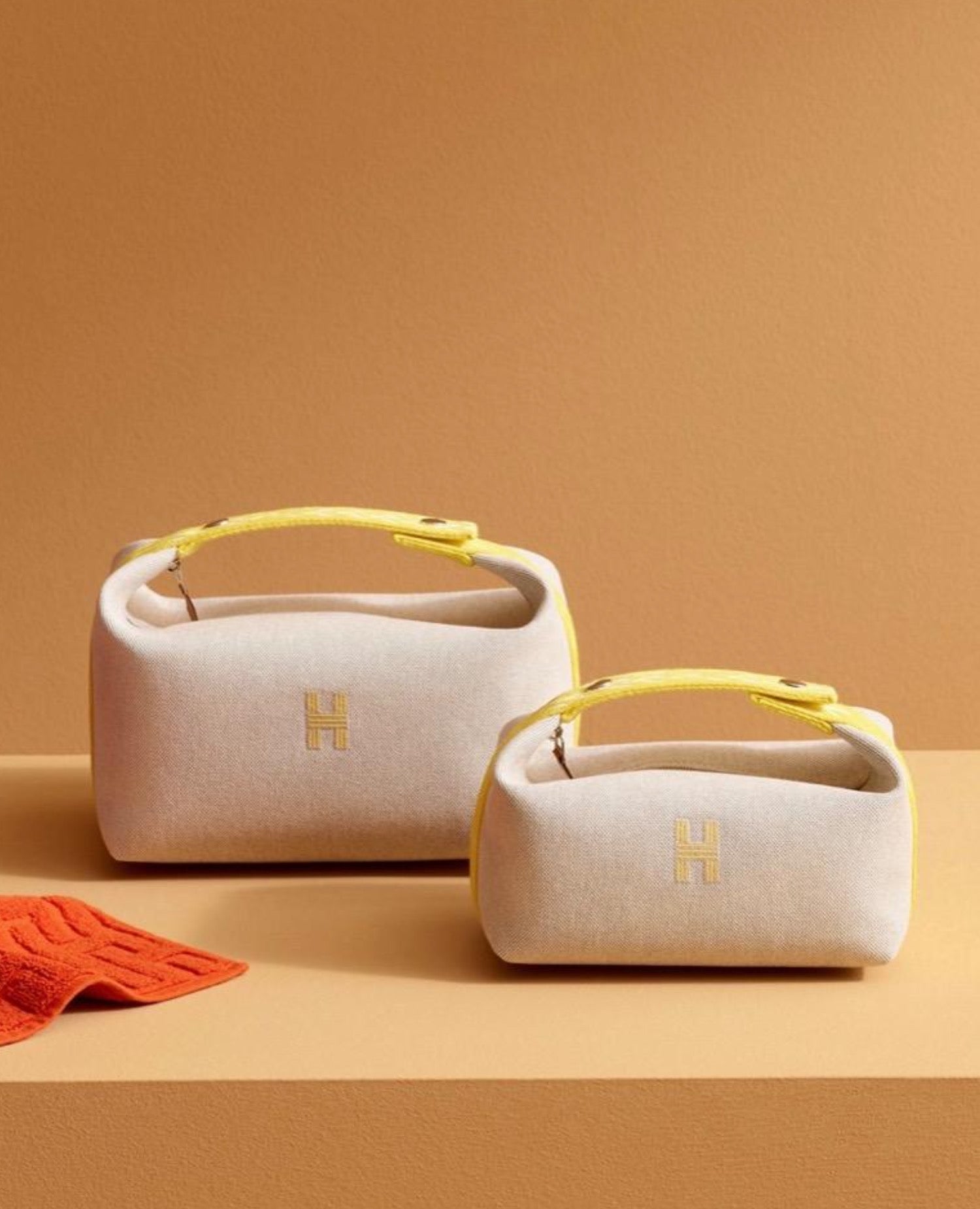 Hermès Bride-a-Brac case, Large model,  Cream