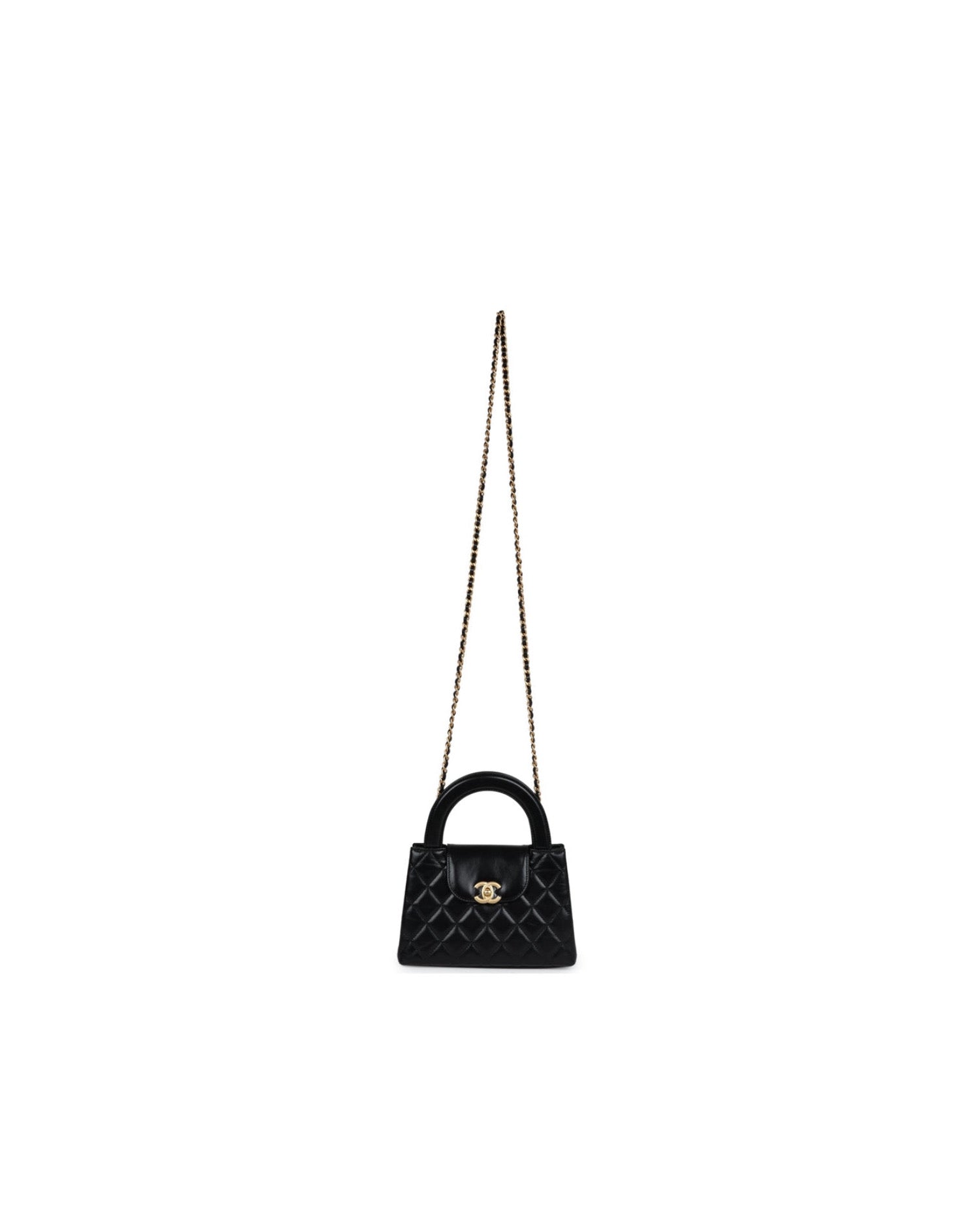 Coco Small Kelly Shopper Lambskin Black