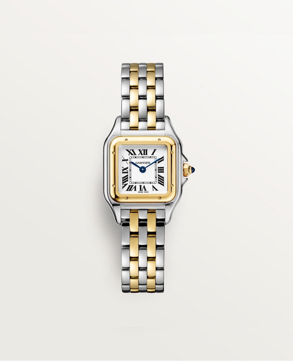 Panthèrs DE Cartier Watch, Small Model, Yellow Gold/Steel