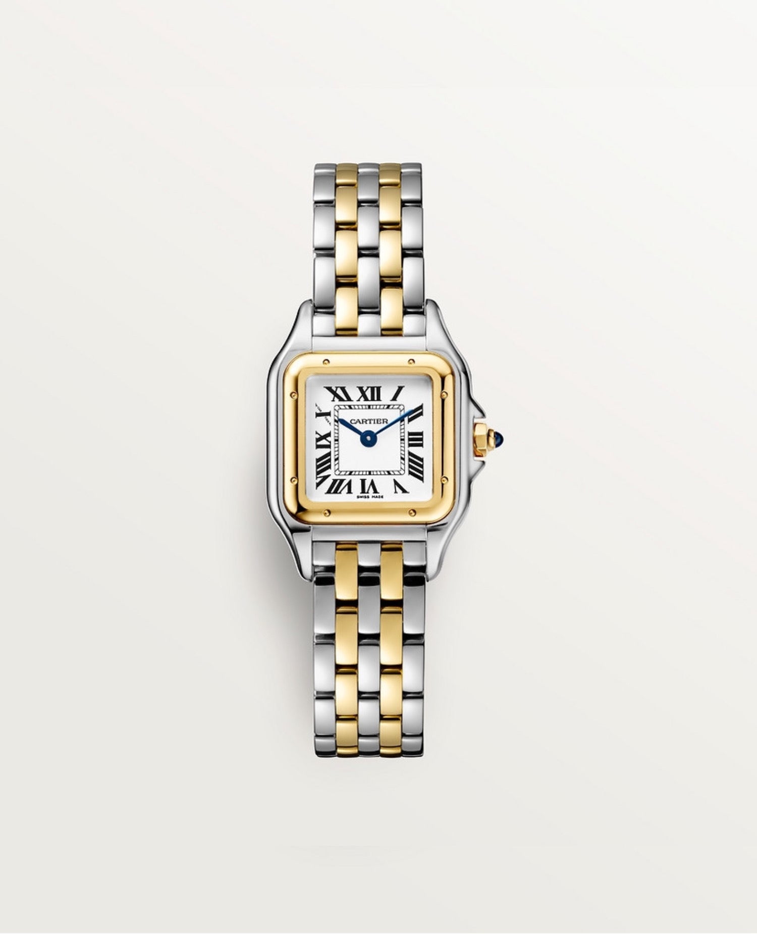 Panthèrs DE Cartier Watch, Small Model, Yellow Gold/Steel