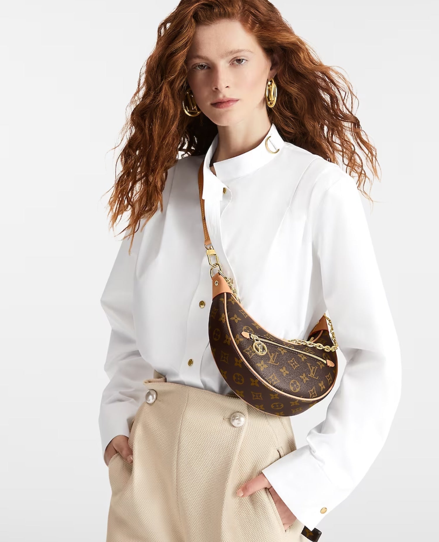 Louis Vuitton Loop Monogram Caoted Canvas