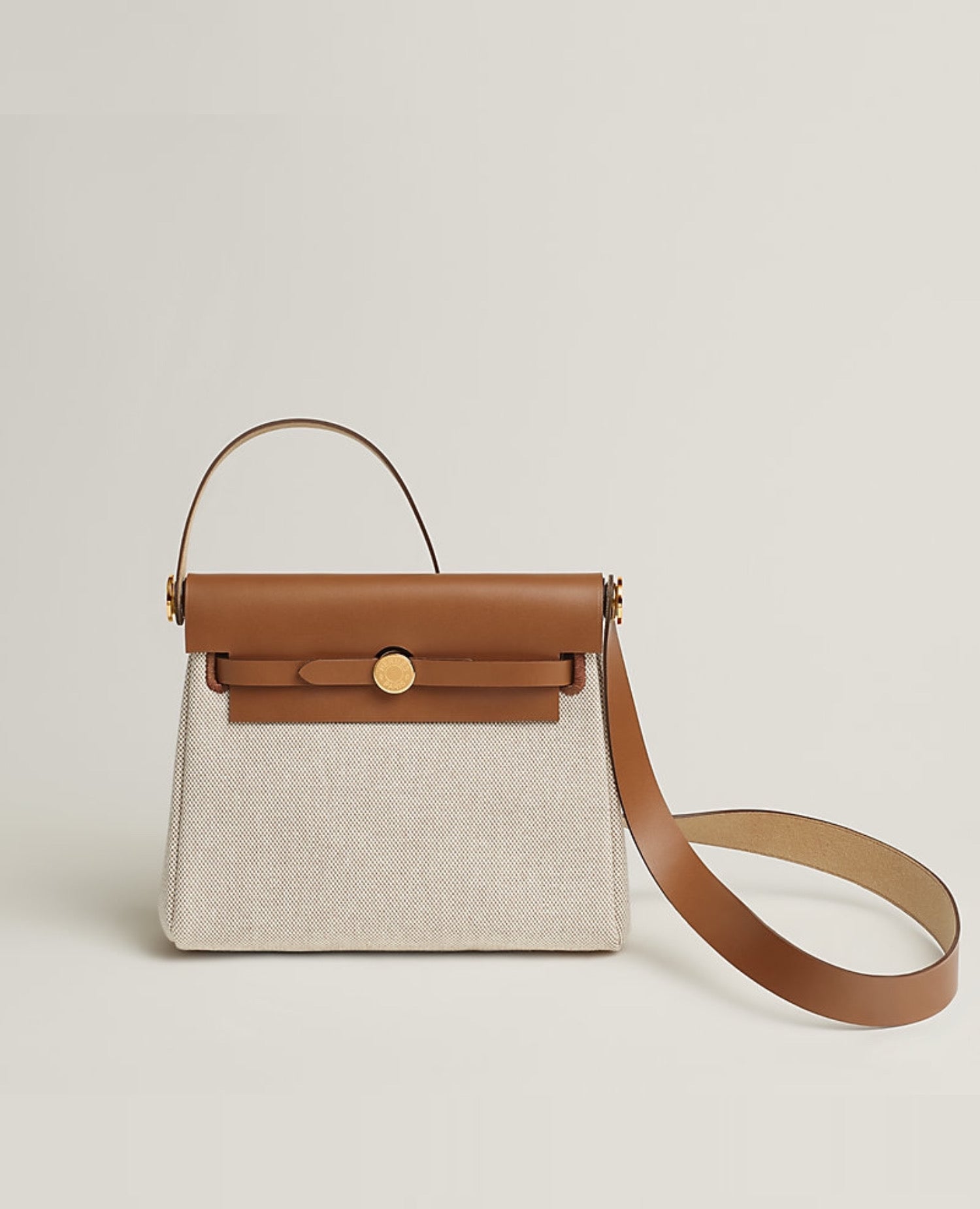Hermès Herbag Zip 20 Brown Gold
