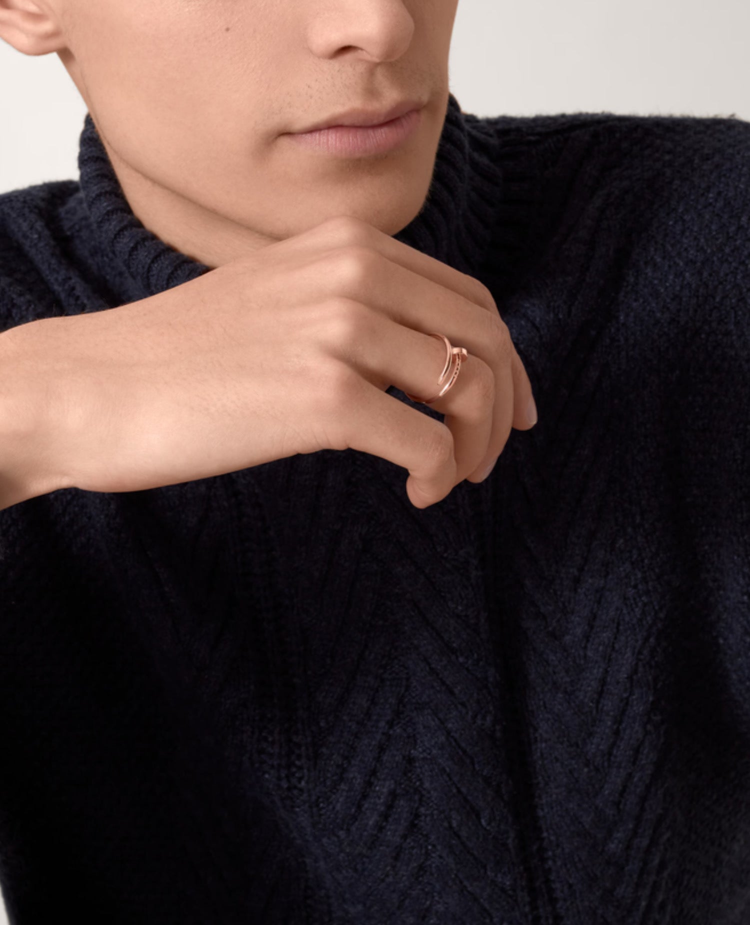 Cartier Just Un Clou Ring, Small Model, Rose Gold