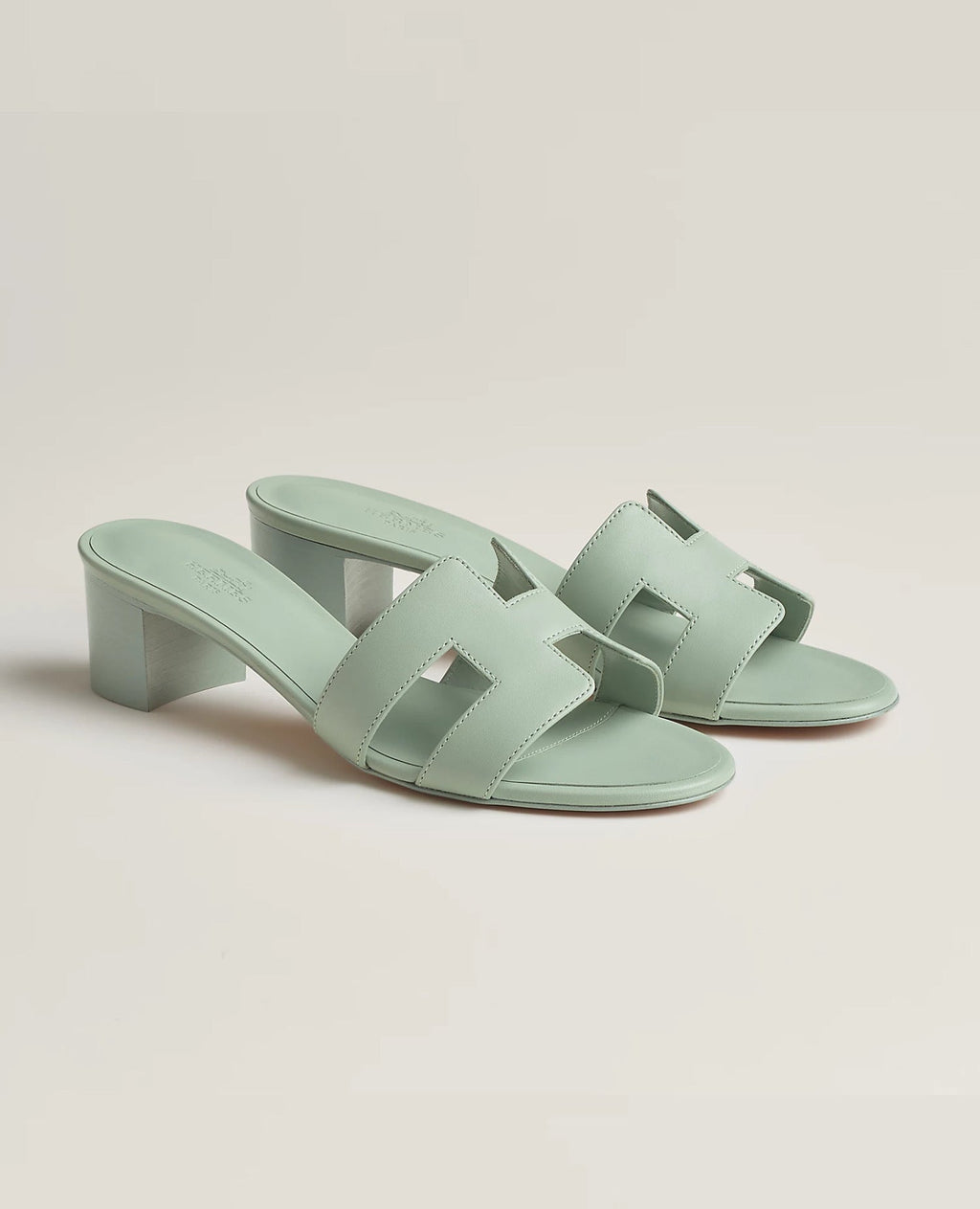 Hermès Oasis’s Sandal Vert D’eau