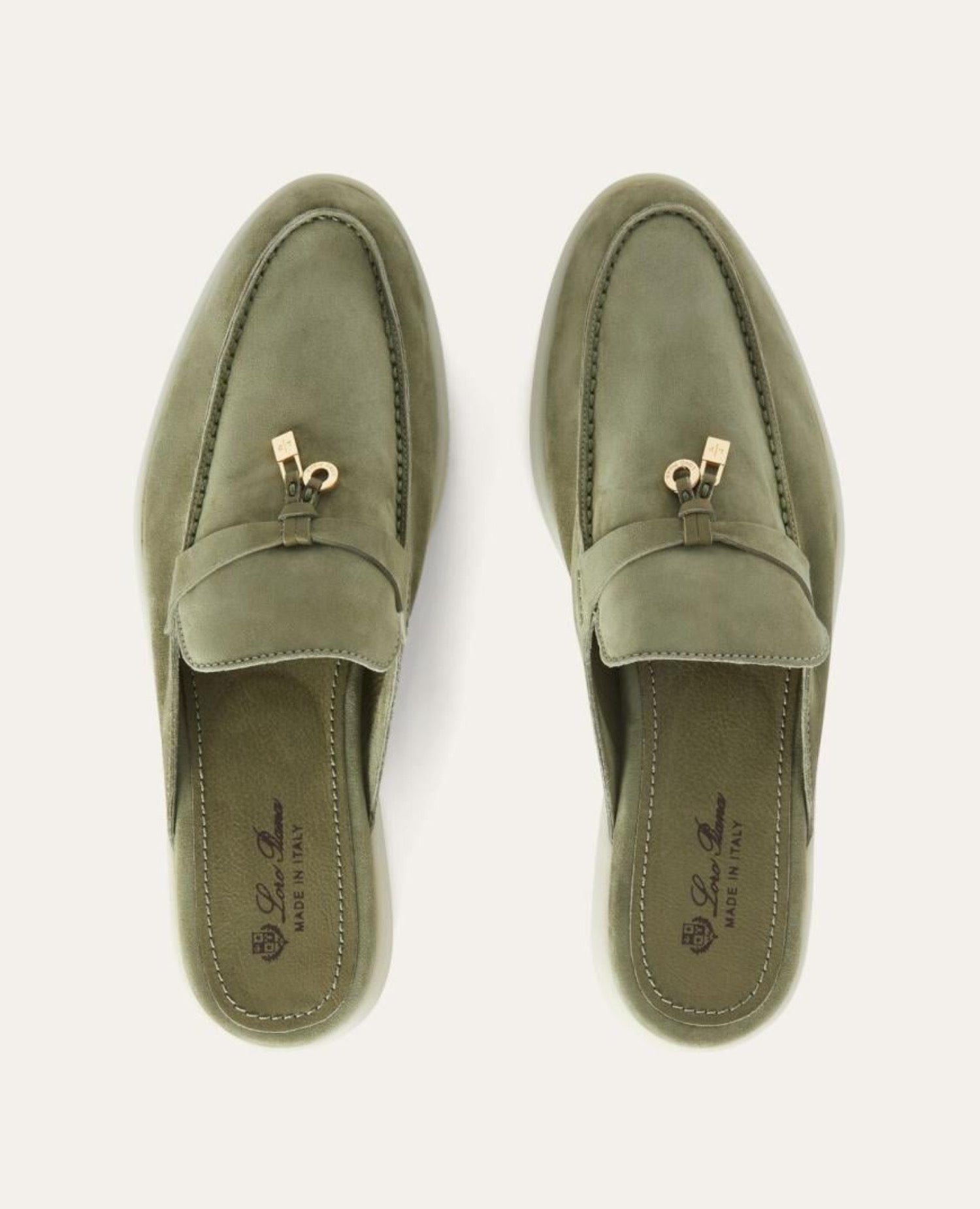 Loro piana Babouche Charms Walk Loafers Tea Room