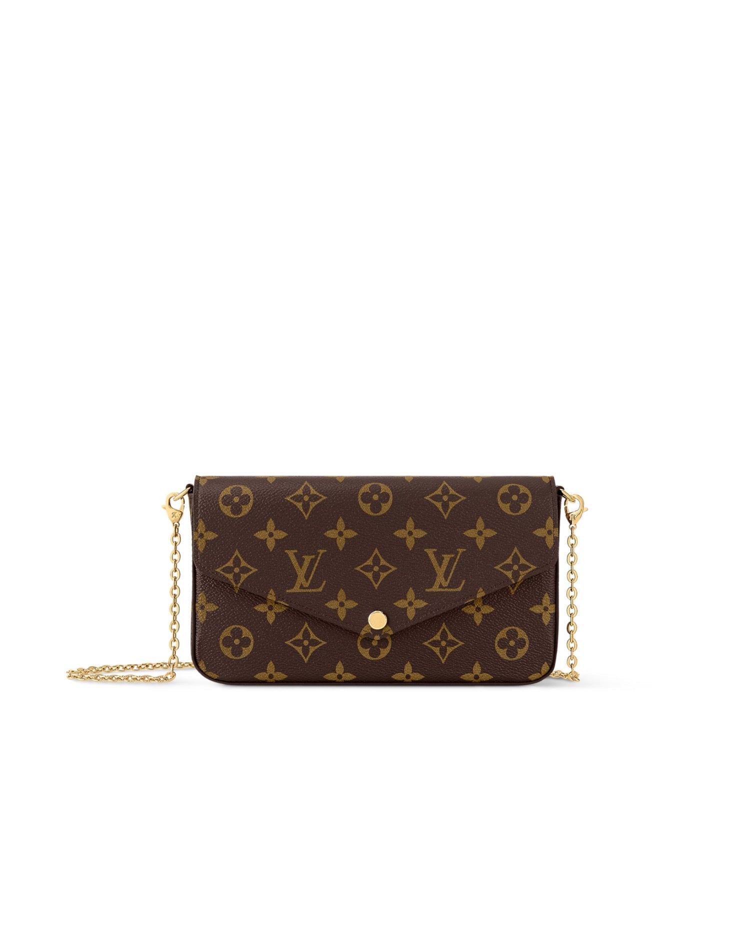 Louis Vuitton Félicie Pochette Monogram Coated Canvas