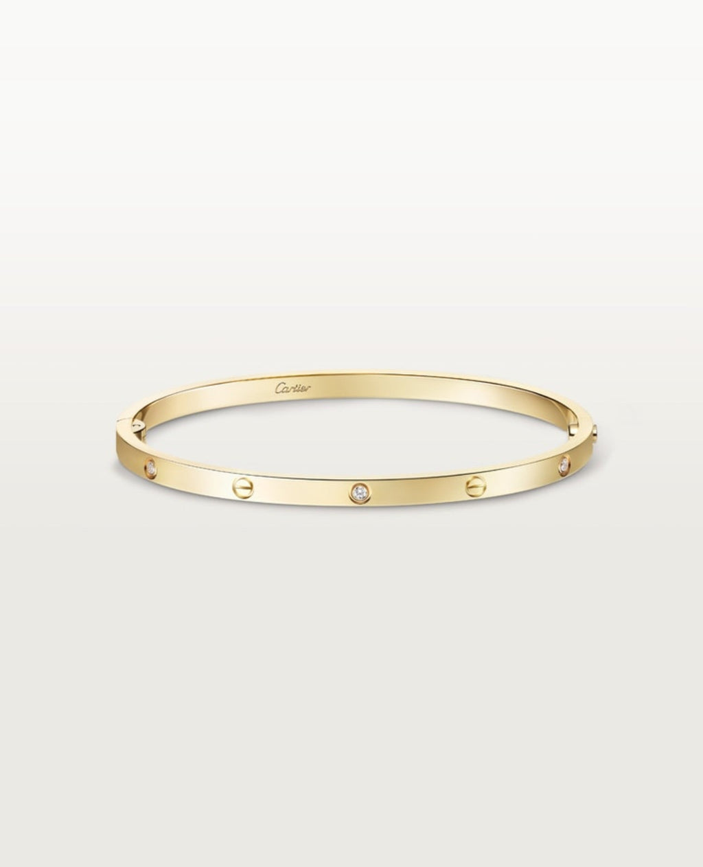 Cartier Love Bracelet, Small Model, 6 Diamonds, Gold