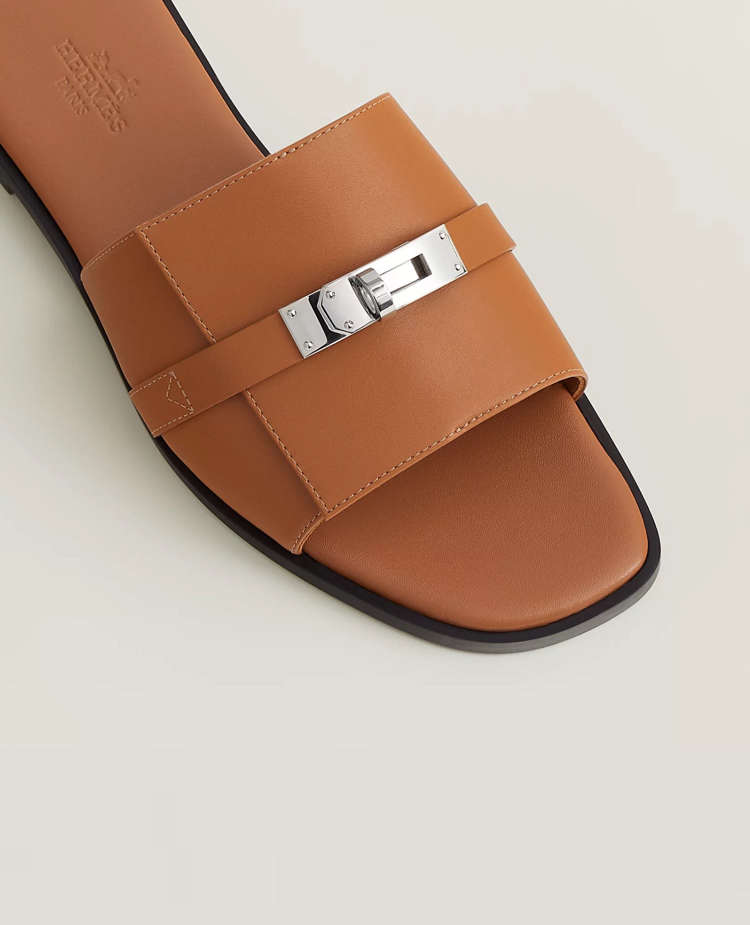 Hermès Giulia sandal Naturel