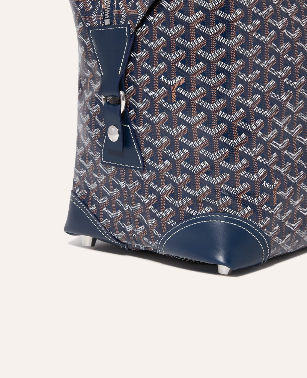Goyard Bowling 45 Bag Navy Blue