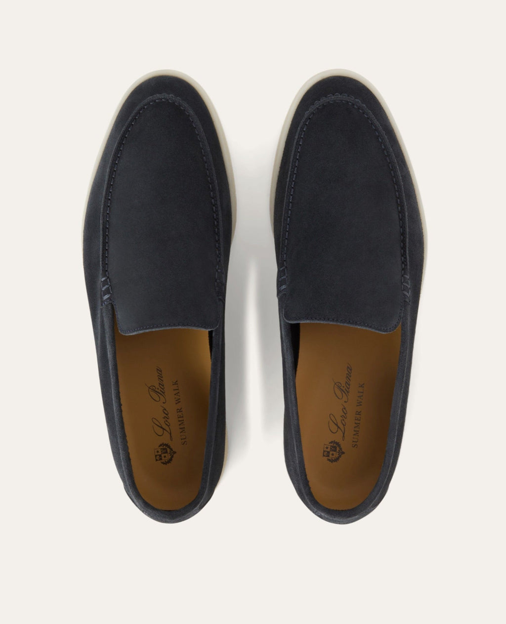 Loro Piana Summer Walk Loafer Navy Blue