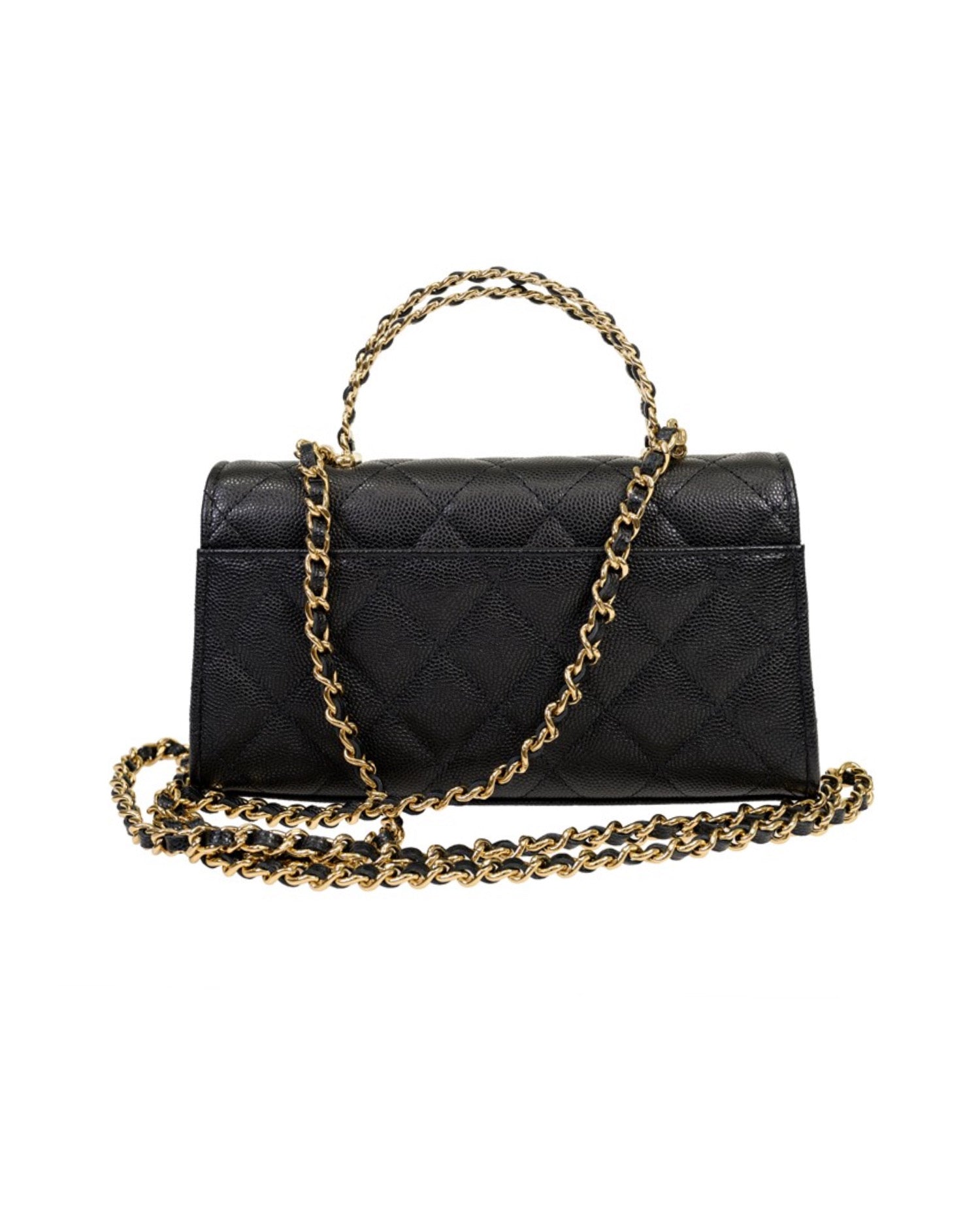 Coco Grain Embossed Cow Leather Flap Bag