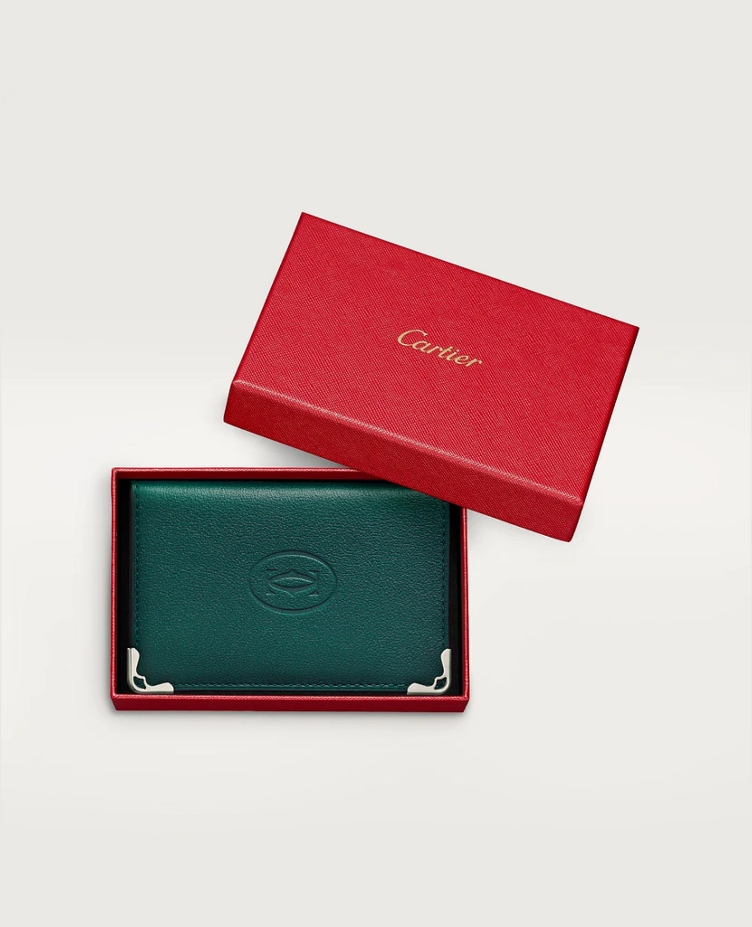 Cartier 4-Credit Card Holder Green