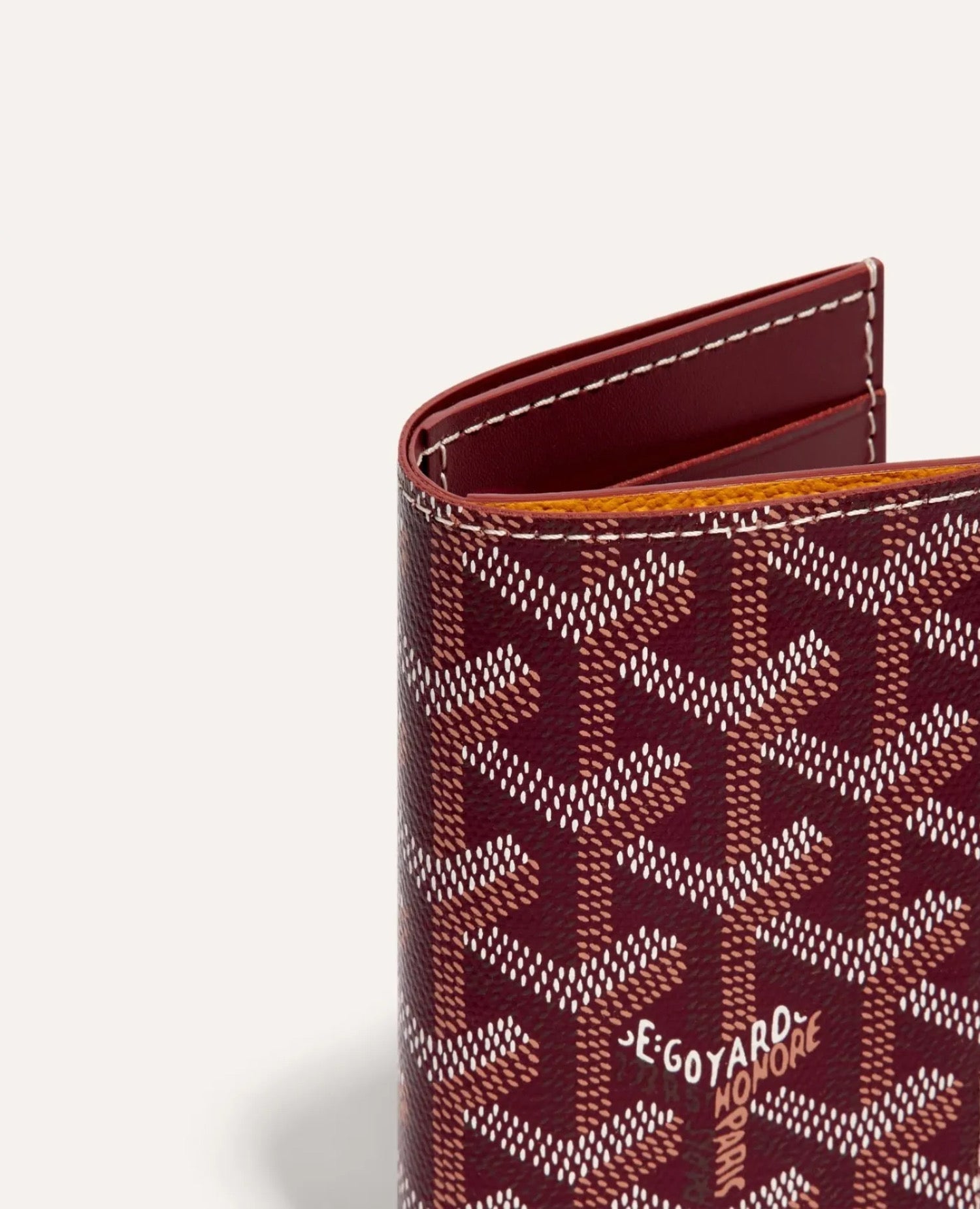 Goyard Saint-Pierre Card Wallet Burgundy