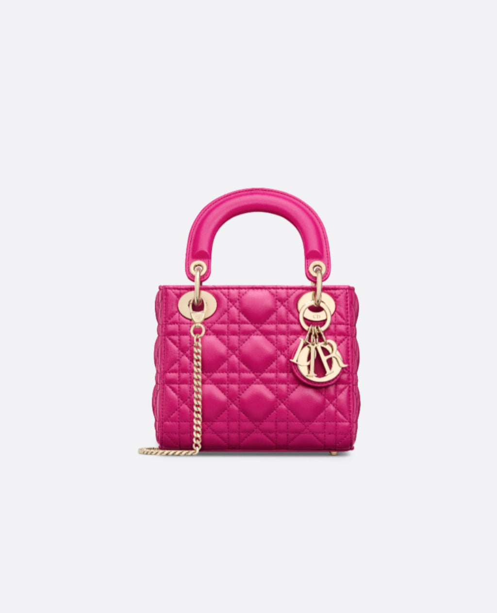 Christian Dior Mini Lady Dior Bag Fuchsia