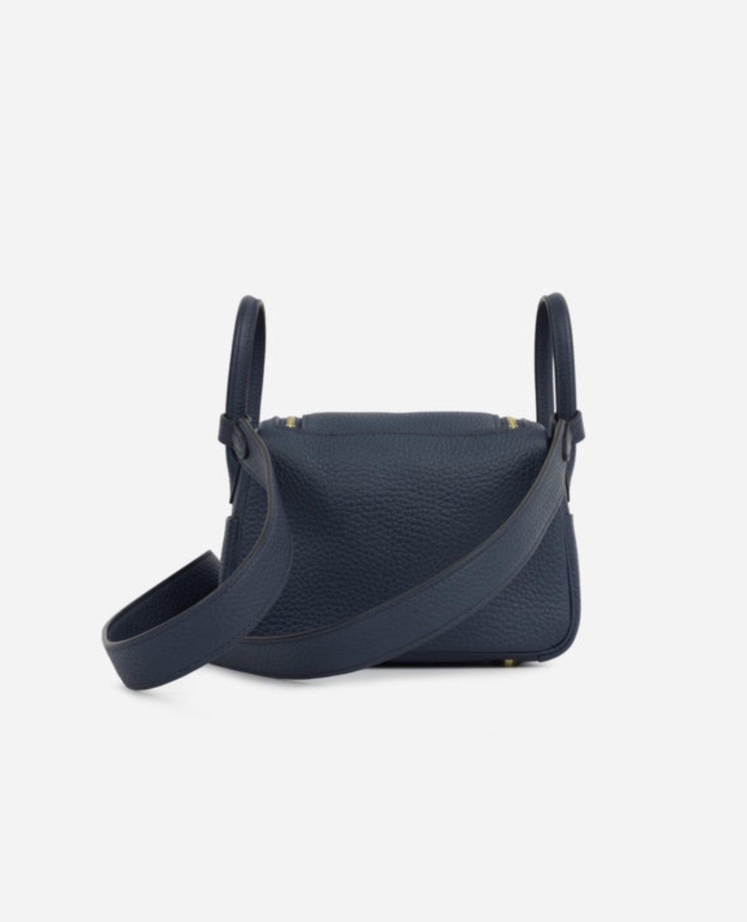 Hermès Mini Lindy Bleu De Prusse