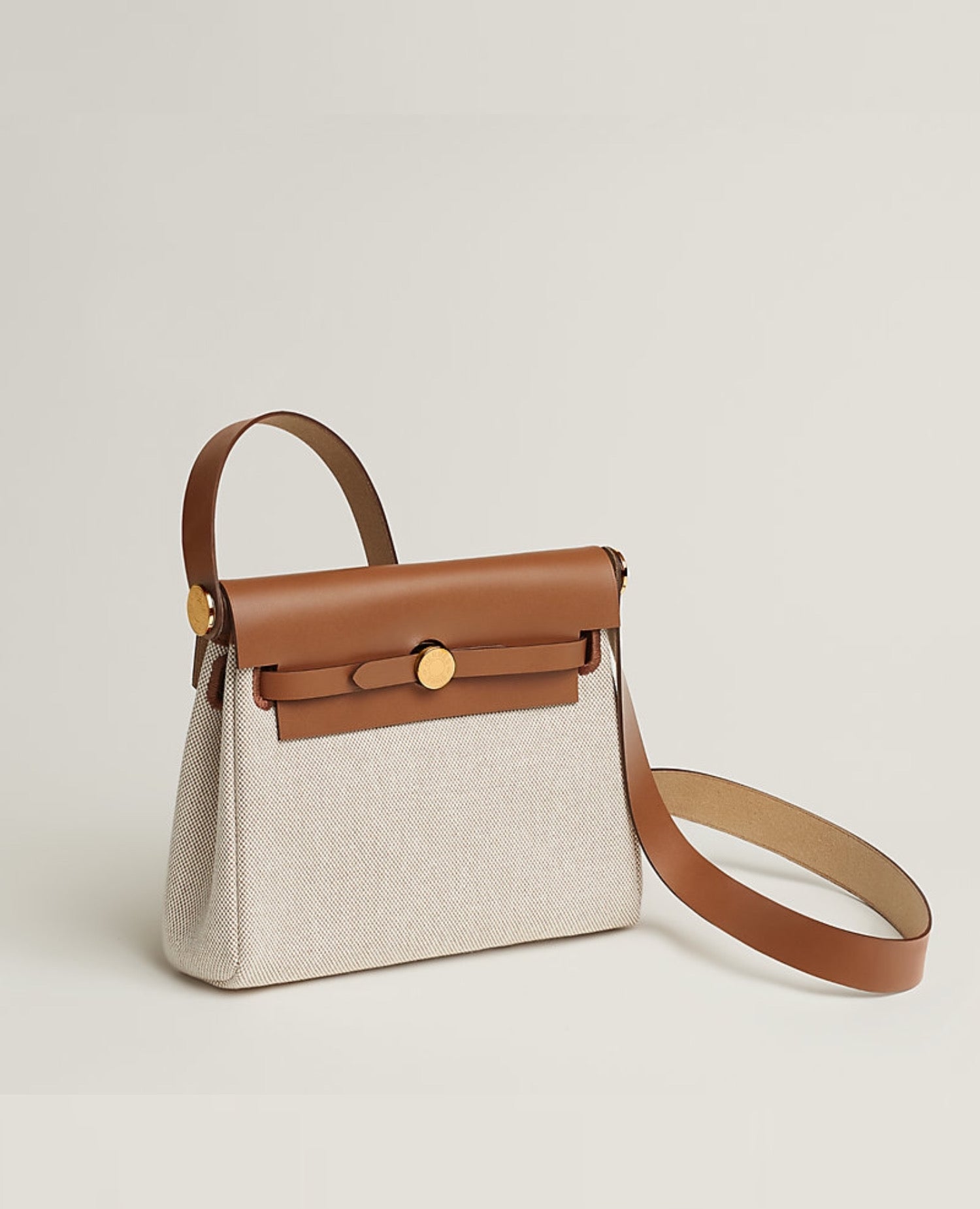 Hermès Herbag Zip 20 Brown Gold