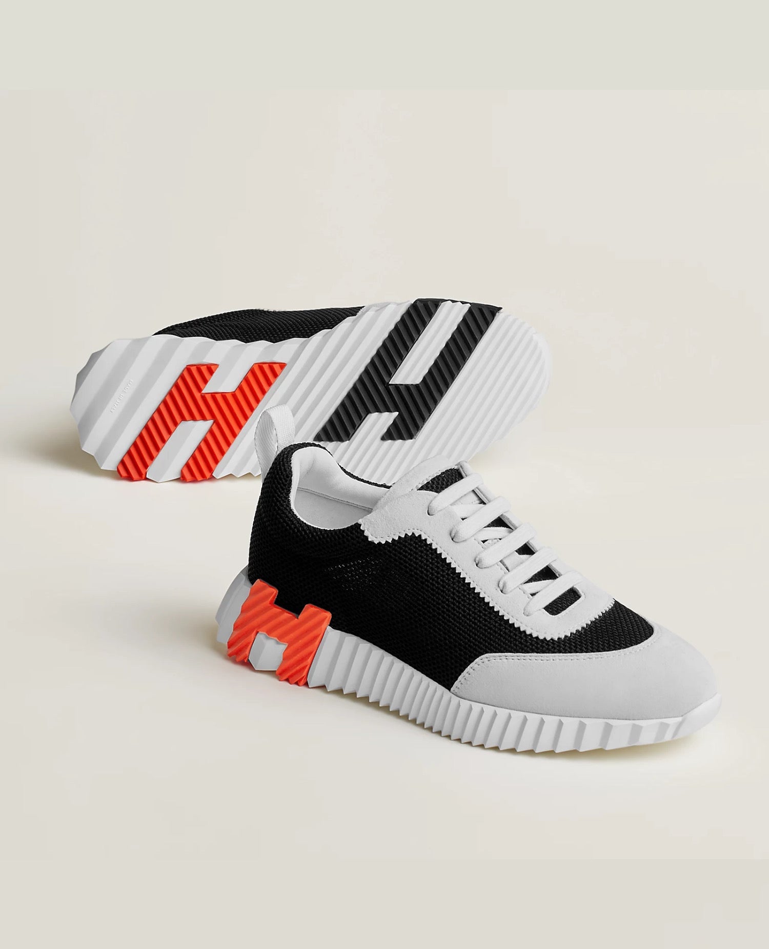Hermès Bouncing sneaker Noir / Blanc