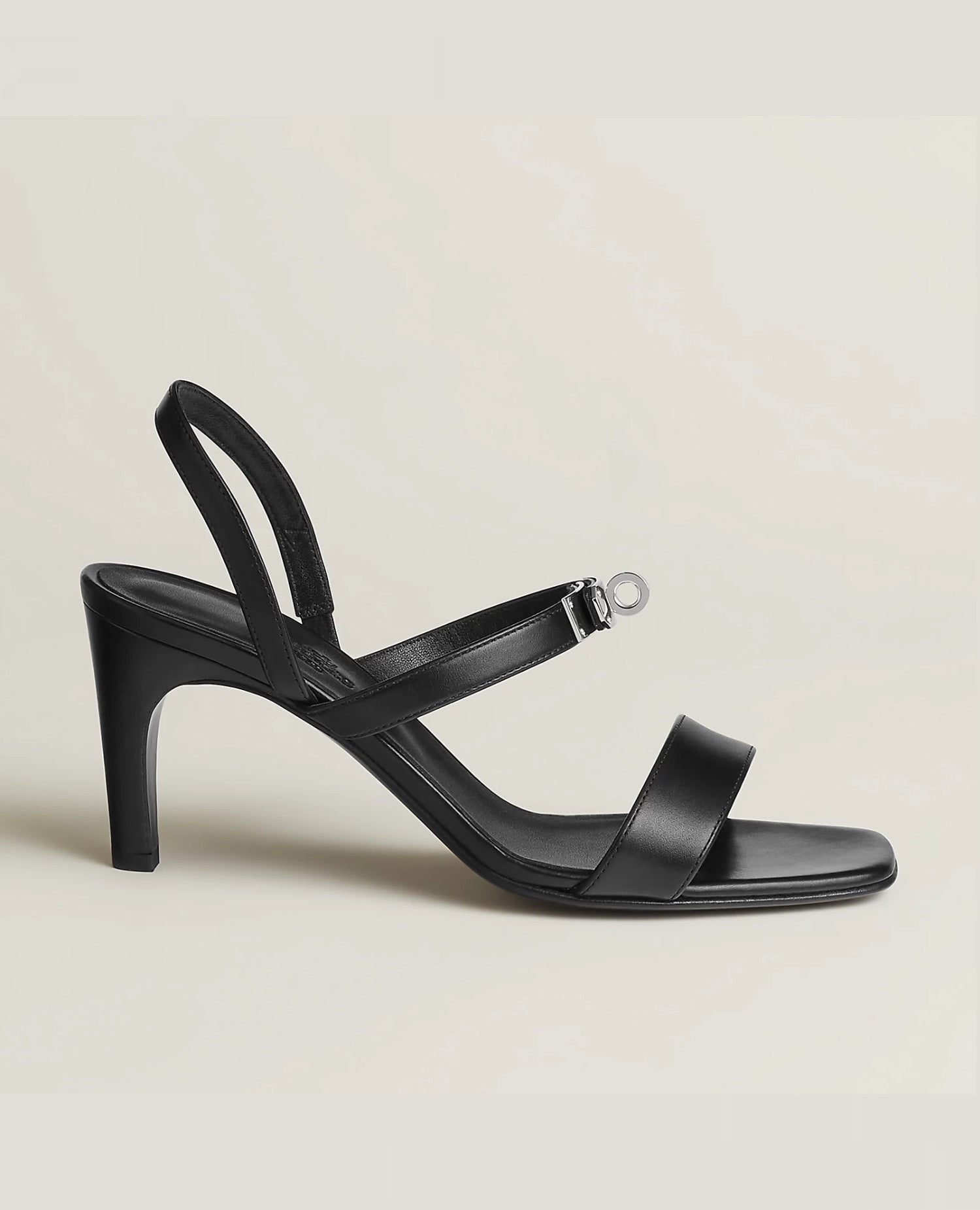 Hermès Glamour 75 sandal Noir