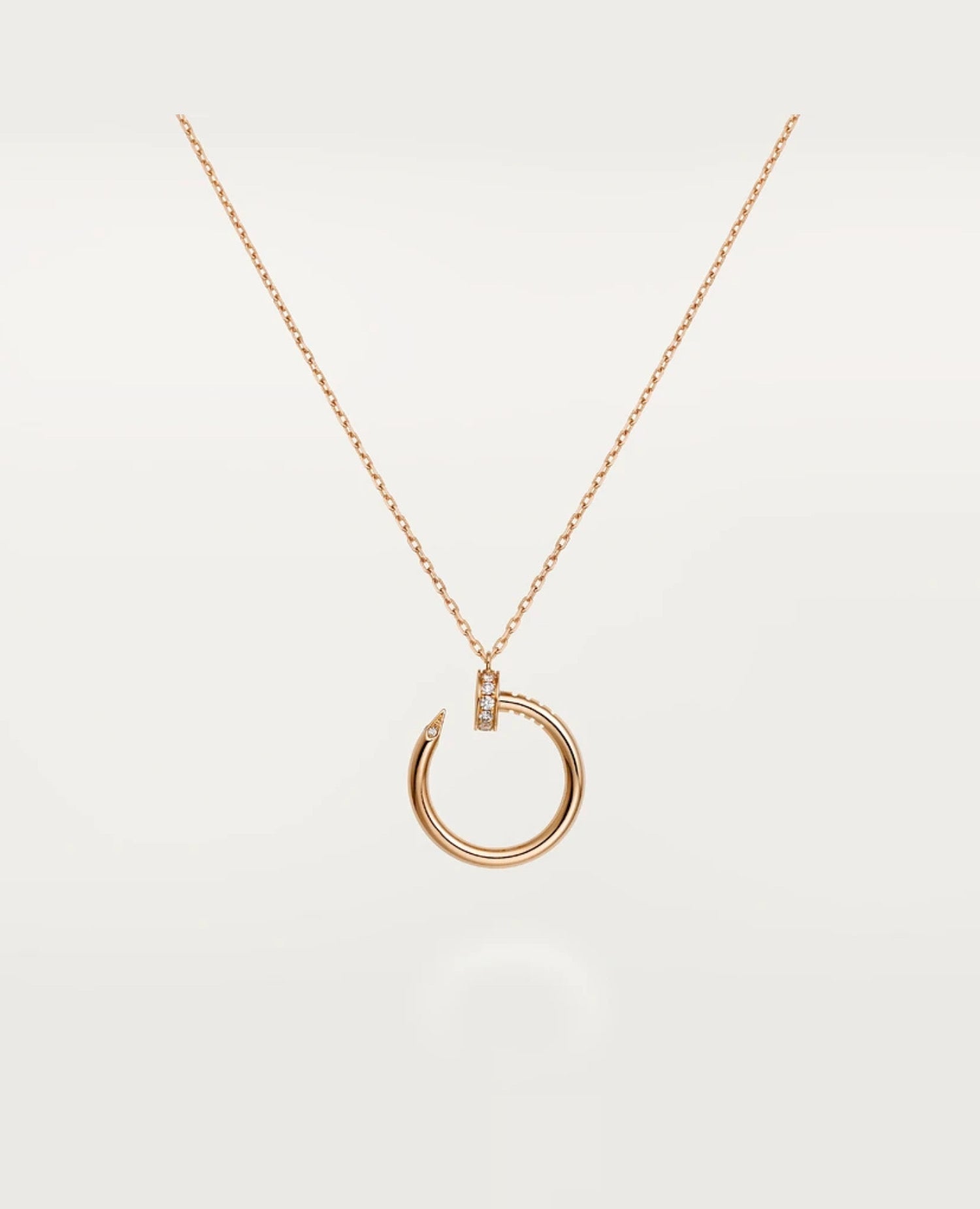 Cartier Just Un Clou Necklace, Rose Gold