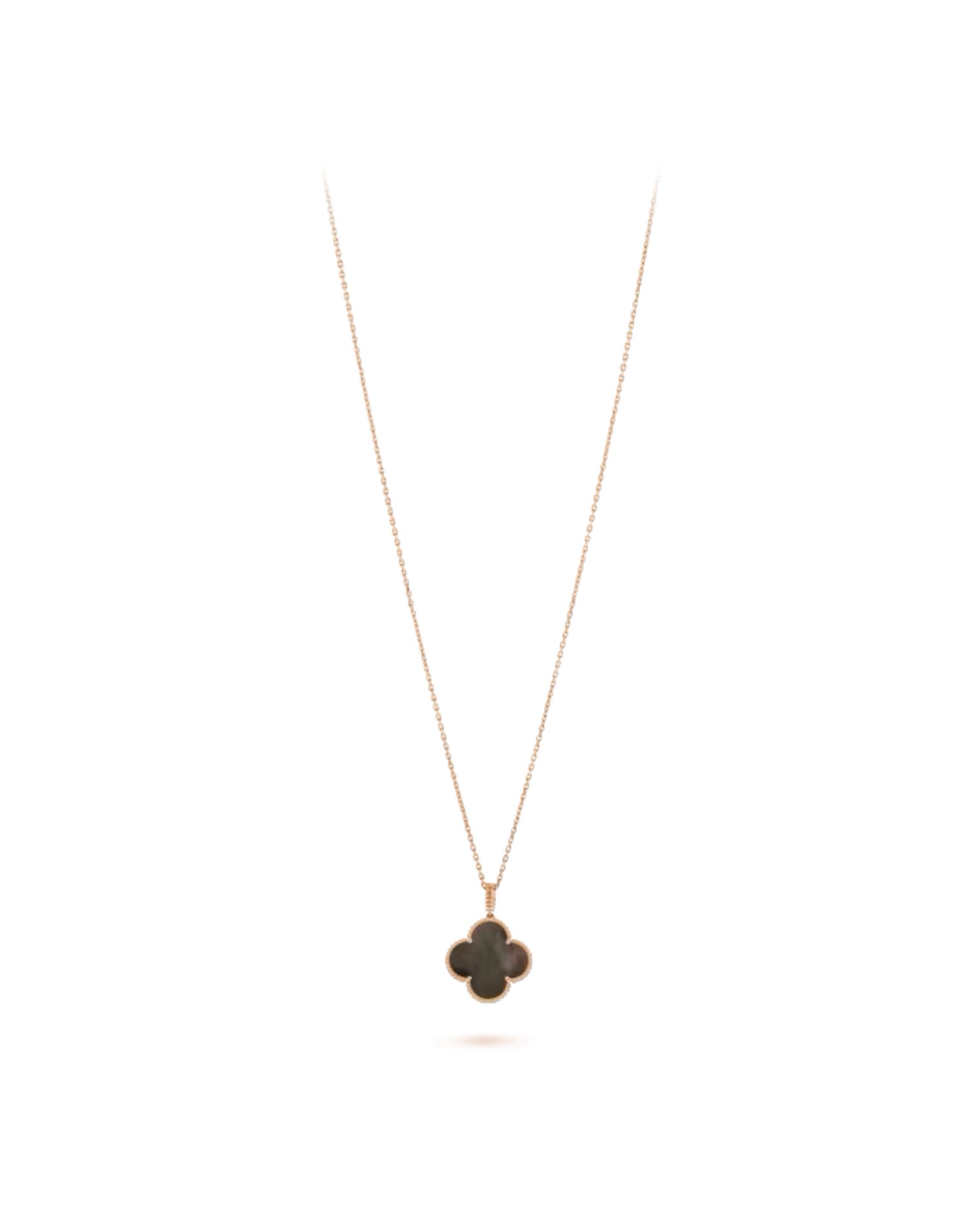 Van Cleef Vintage Alhambra pendant, rose gold, Mother-of-pearl