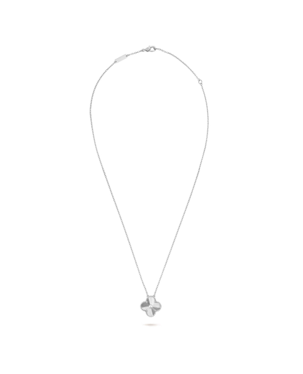 Van Cleef Vintage Alhambra pendant, white gold