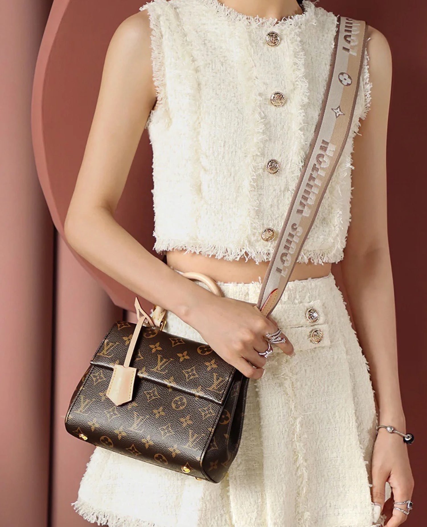 Louis Vuitton Cluny Mini Bag Monogram Coated Canvas