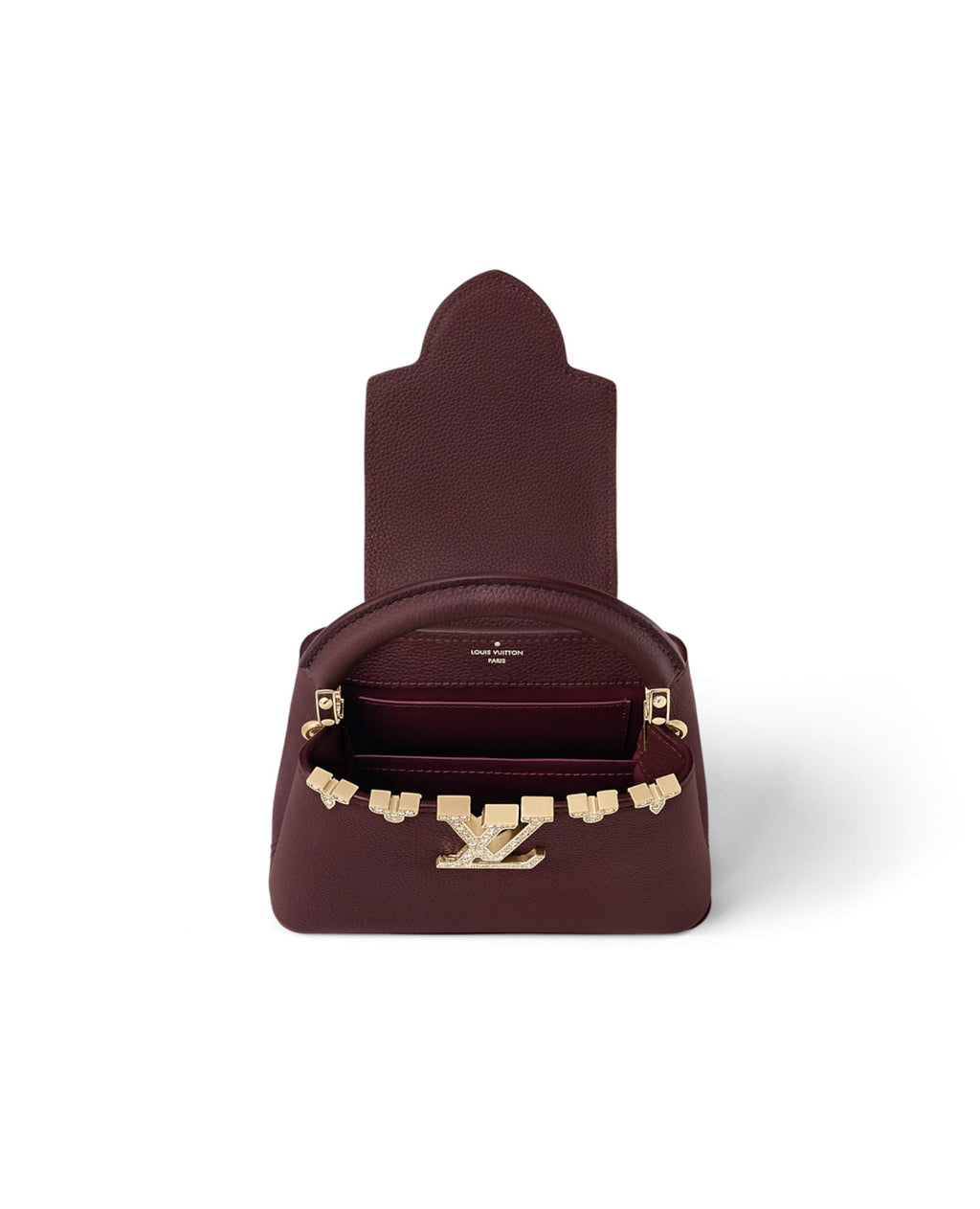 Louis Vuitton Capucines Mini Boedeaux Red