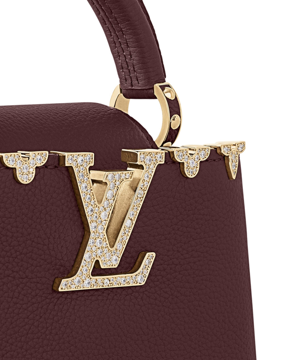 Louis Vuitton Capucines Mini Boedeaux Red