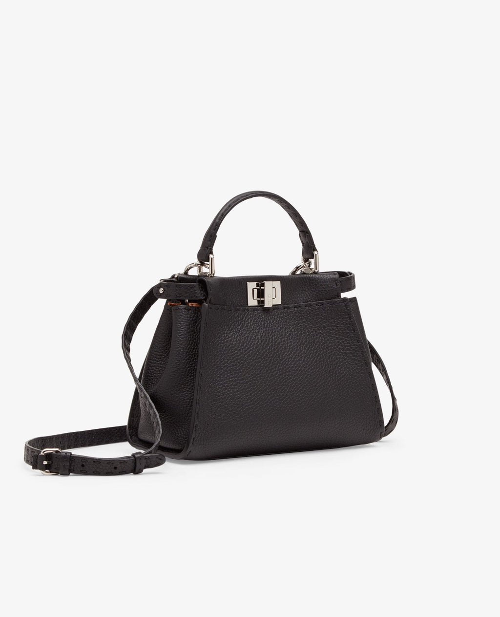 Fendi Peekaboo Mini Black Cuoio Romano