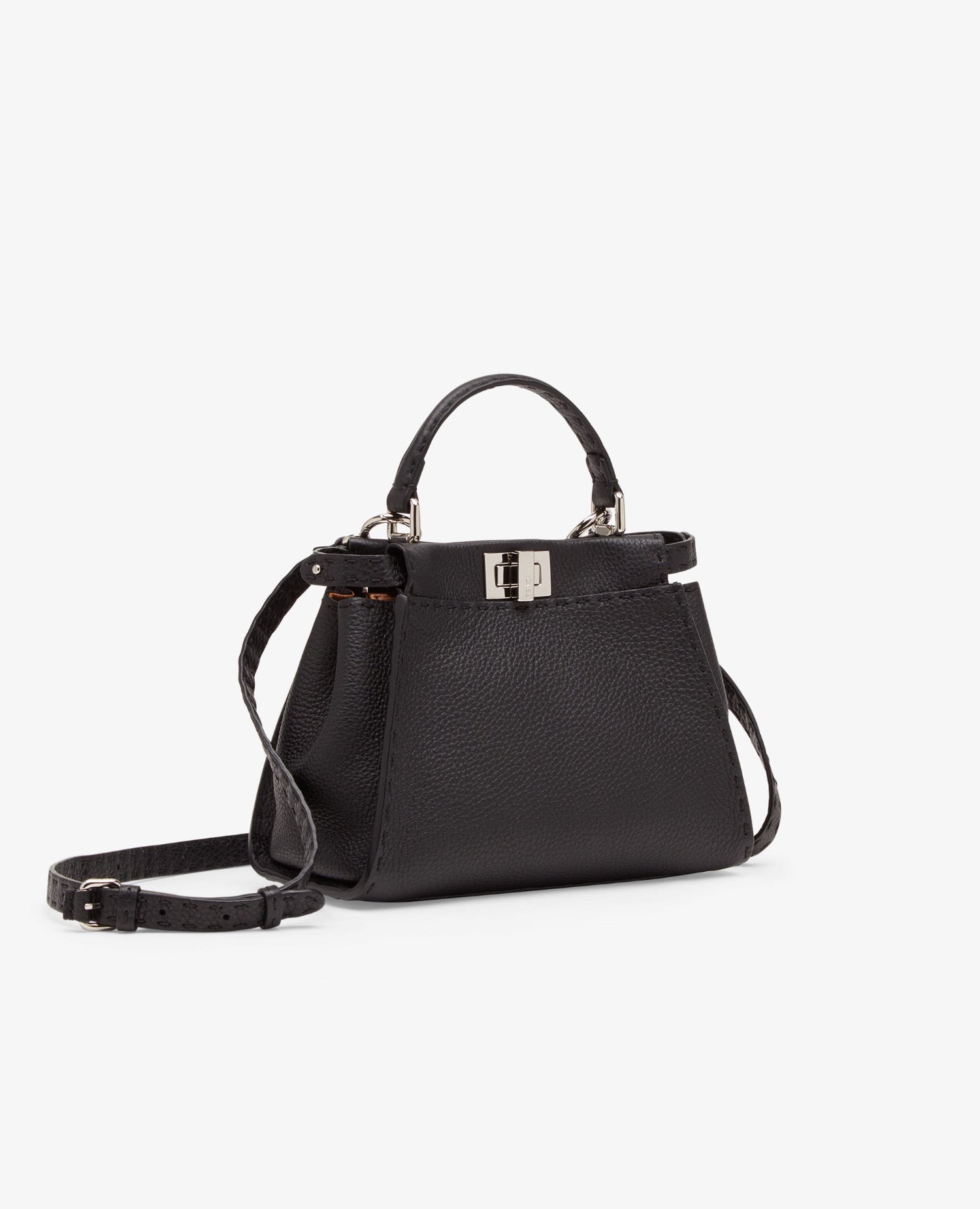 Fendi Peekaboo Mini Black Cuoio Romano