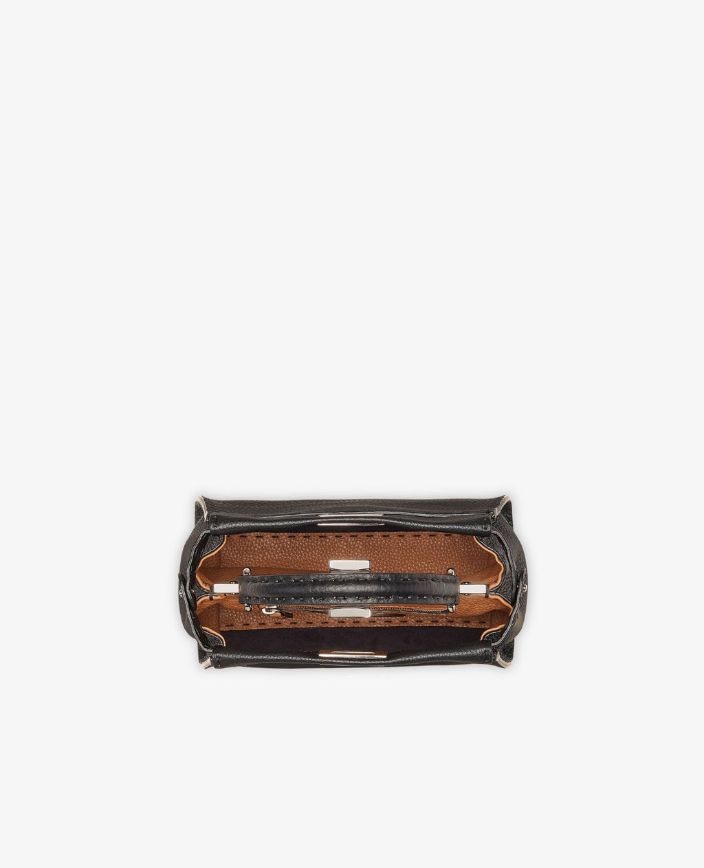 Fendi Peekaboo Mini Black Cuoio Romano