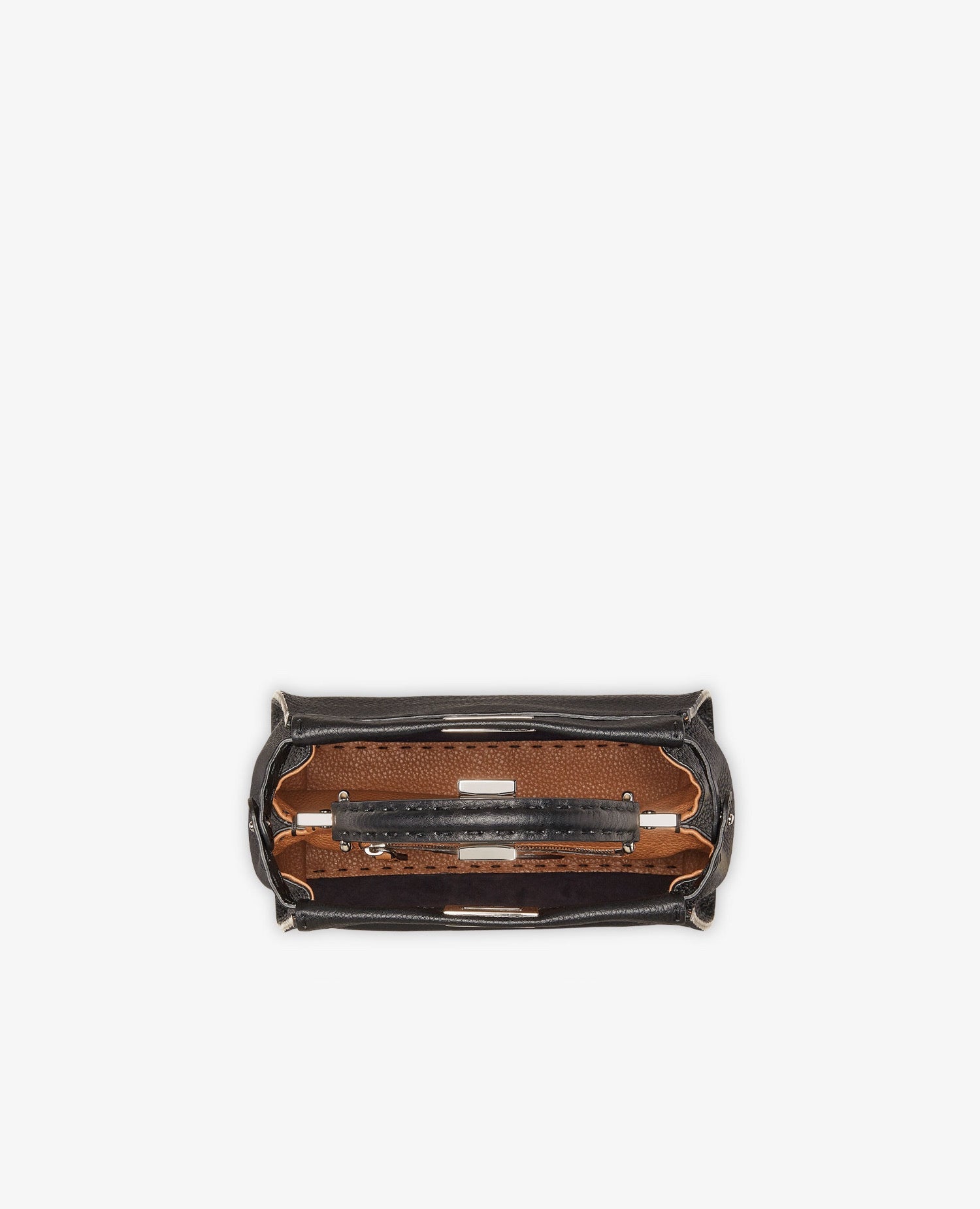 Fendi Peekaboo Mini Black Cuoio Romano