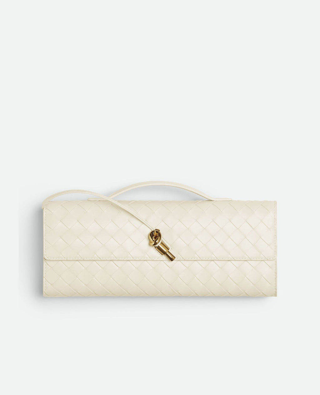 Bottega Veneta Long Clutch Andiamo With Handle Sea salt