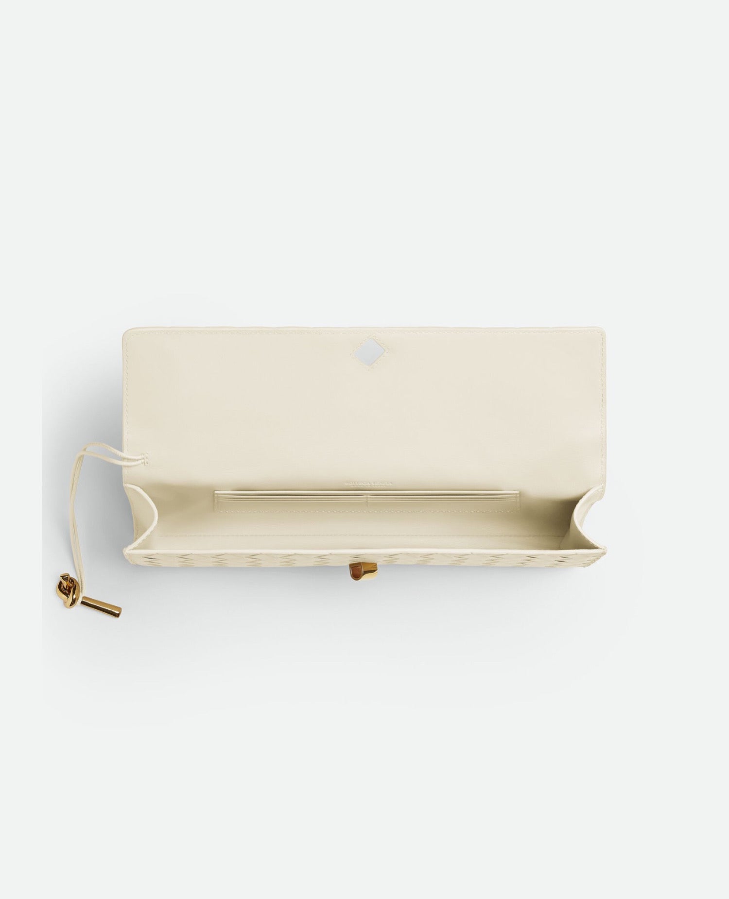 Bottega Veneta Long Clutch Andiamo With Handle Sea salt