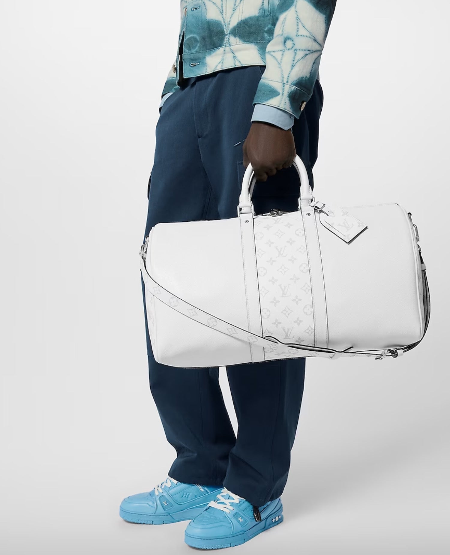Louis Vuitton Keepall 50 White
